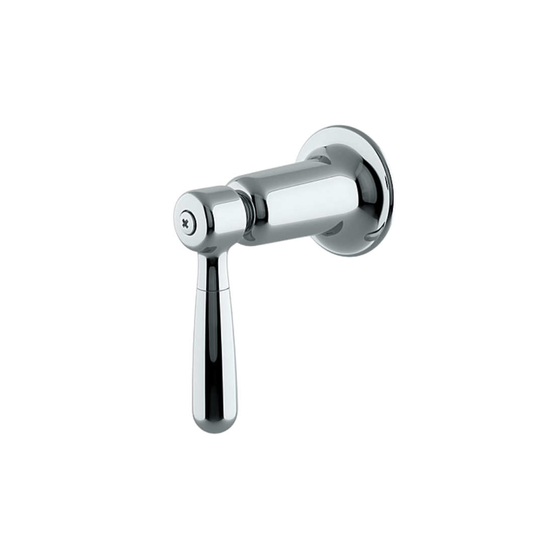 Chrome Waterworks Riverun Lever Volume Control Handle - Perfect for Bathroom Faucets, Sinks & Shower Valves