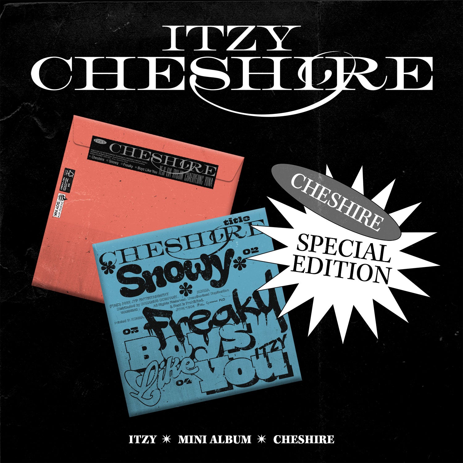 ITZY 'CHESHIRE' Mini Album - Special Edition K-Pop CD + Photobook | Perfect for K-Pop Collectors & Gift for ITZY Fans
