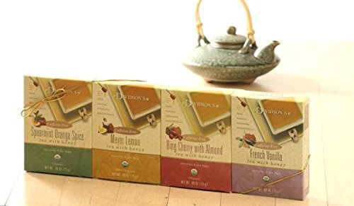 Organic Davidson Honey Tea - Box of 8 Herbal Tea Bags | Natural & Caffeine-Free | Perfect for Relaxation, Stress Relief & Afternoon Tea Time