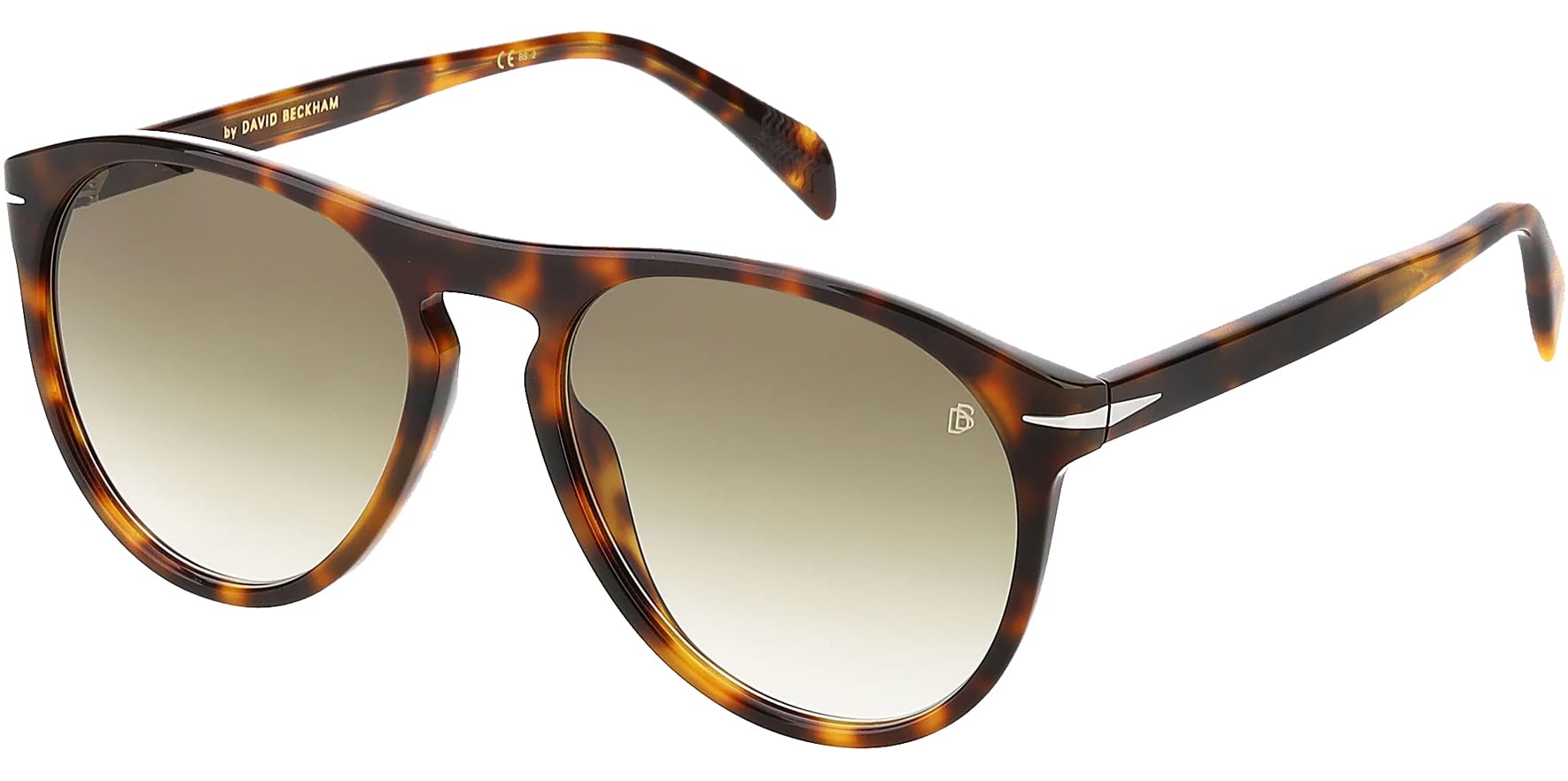 DAVID BECKHAM Db 1008 Sunglasses - Brown Havana & 9k Gray Green Lenses, 55mm Frame | UV Protection, Fashion Eyewear for Men & Women | Perfect for Driving, Beach, and Outdoor Activities