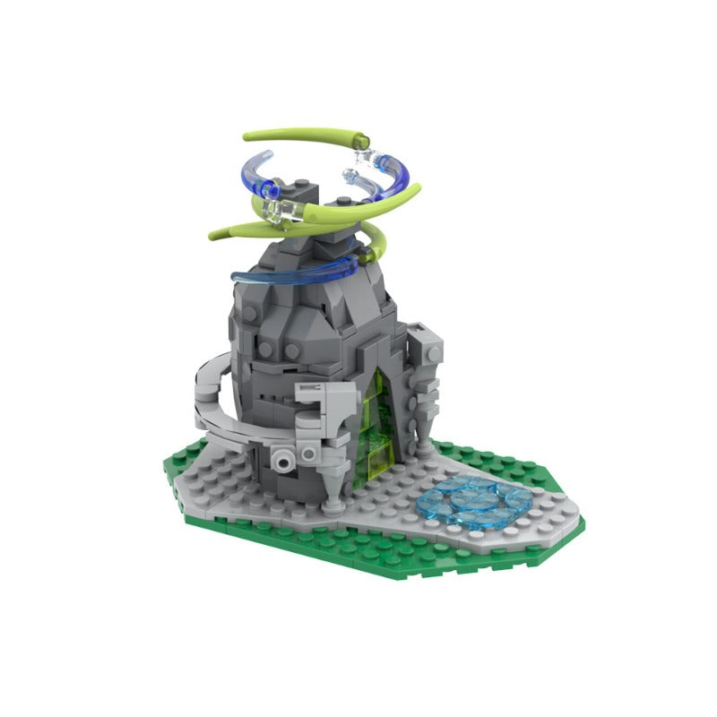 Gobricks 38pcs MOC Temple of Light Building Blocks Set - Legend of Zelda Tears of the Kingdom Inspired - Perfect for Collectors, Display & Creative Play