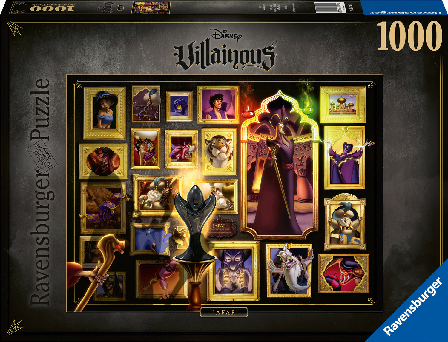 Disney Villainous: Jafar Strategy Board Game - Play as Jafar in Aladdin Adventure | Family Game Night & Party Fun | Perfect for Disney Fans & Collectors