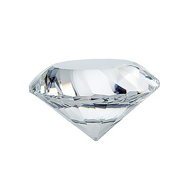 Swarovski Chaton Crystal Paperweight - Elegant Glass Paper Holder for Office & Home Desk Decor, Perfect Gift for Writers & Professionals