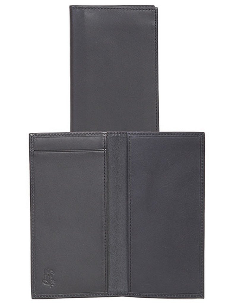 Scully RFID Blocking Leather Wallet for Men - Slim Minimalist Front Pocket Wallet with Money Clip (Black, Model RG21-45) | Perfect for Travel, Business & Everyday Carry