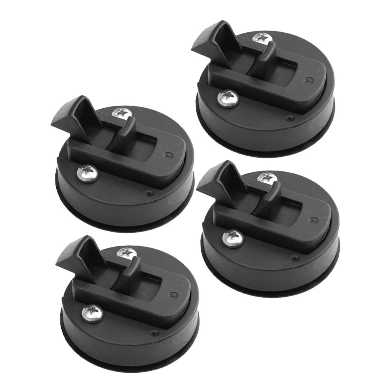 4-Piece Heavy Duty Marine Cabinet Door Lock Set - Anti-Slam ABS RV Furniture & Boat Hatch Latches for Yacht, Cabinets & Security Gates | Perfect for Marine, RV, and Home Storage Safety