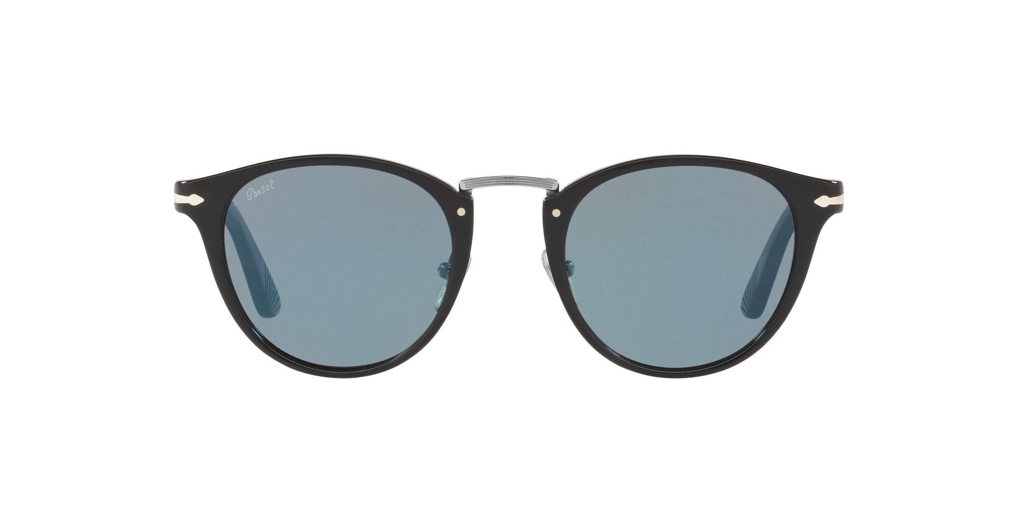 Persol PO3108S Panto Sunglasses for Men & Women - Classic Italian Designer Shades with UV Protection - Perfect for Driving, Travel & Outdoor Activities