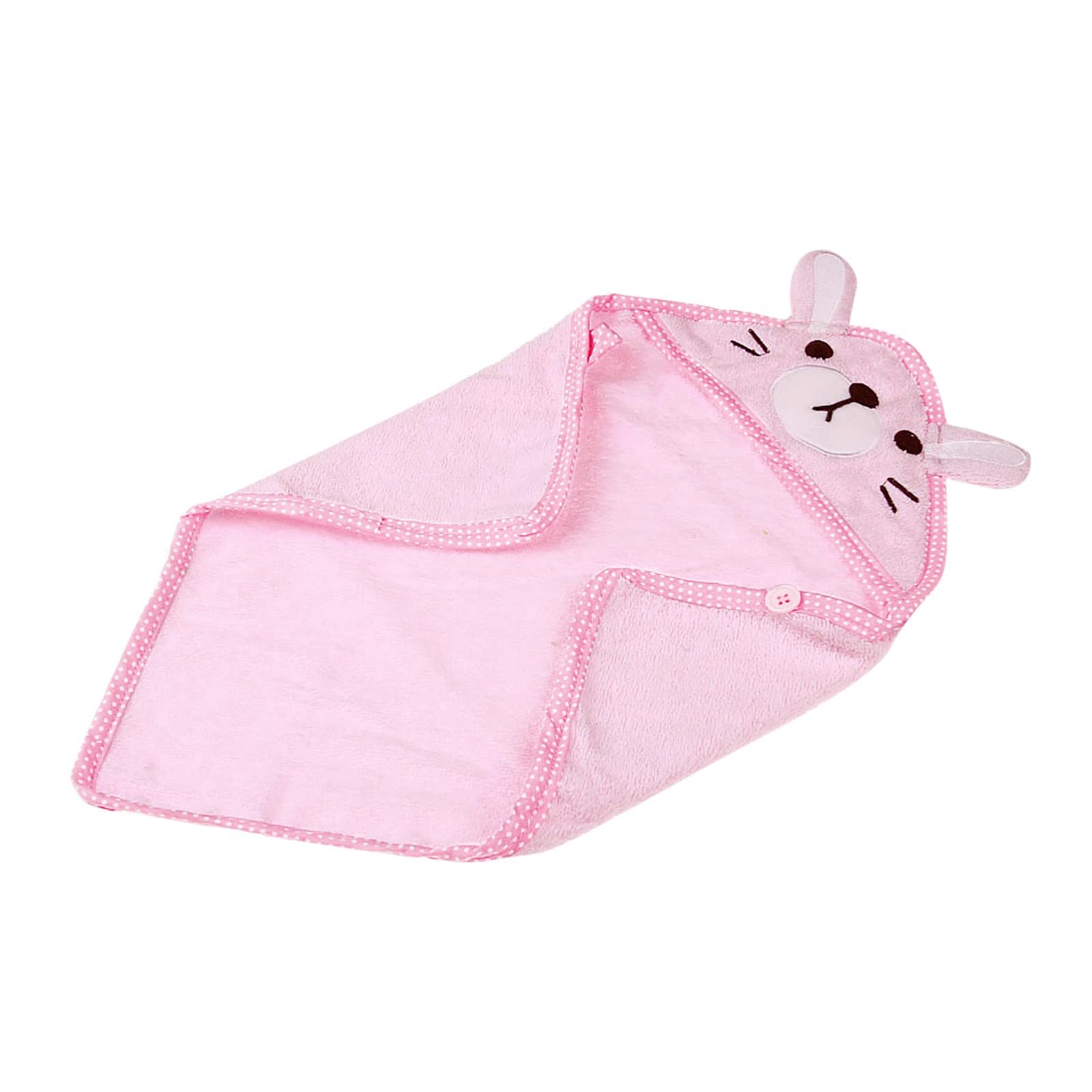 Super Absorbent Pet Bath Towel for Cats & Dogs - Soft Cute Cartoon Design - Quick Dry Grooming Towel for Bath Time, Travel & Home Use