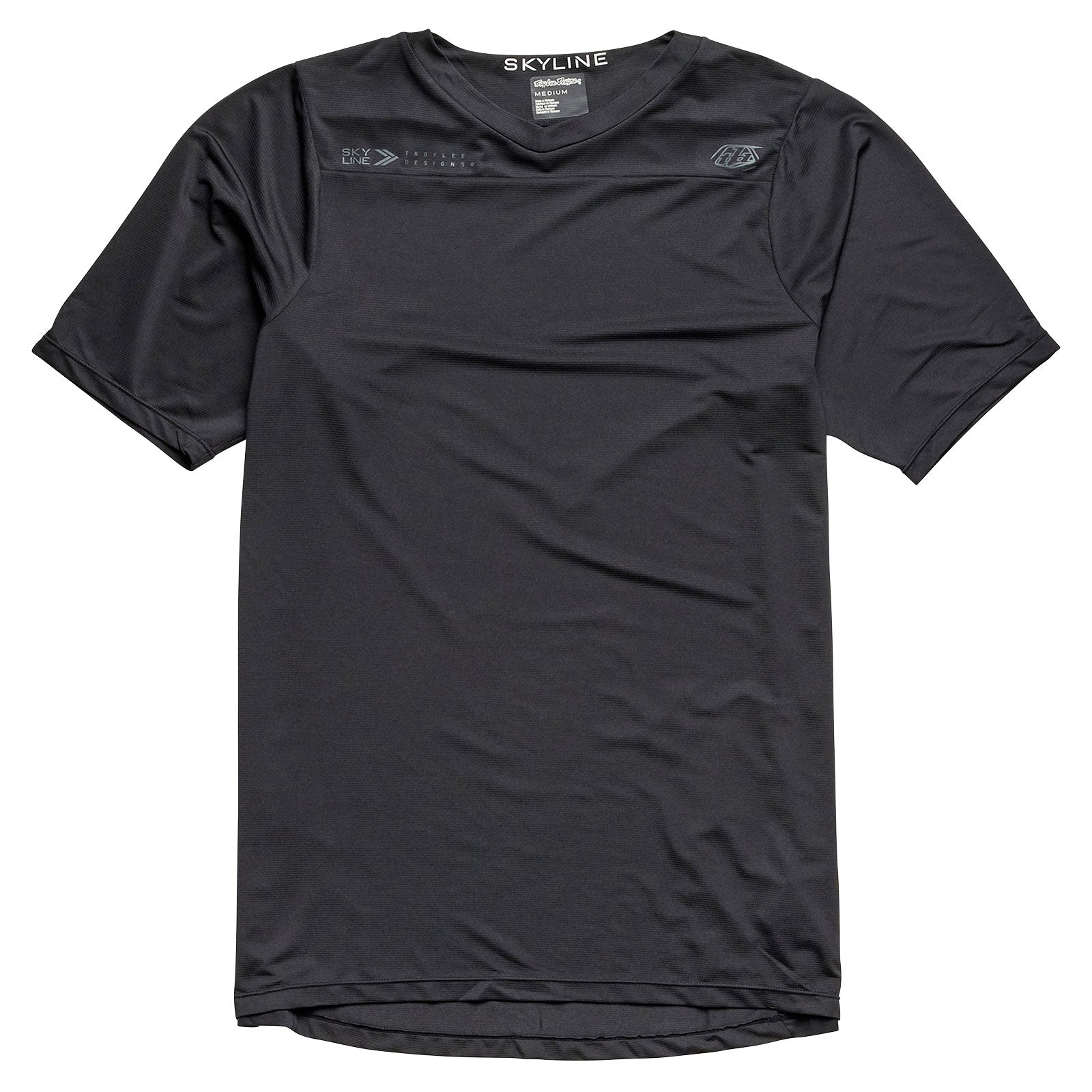Skyline Short Sleeve Jersey T-Shirt for Men - Mono Black Casual Tee - Perfect for Gym, Workout & Everyday Wear