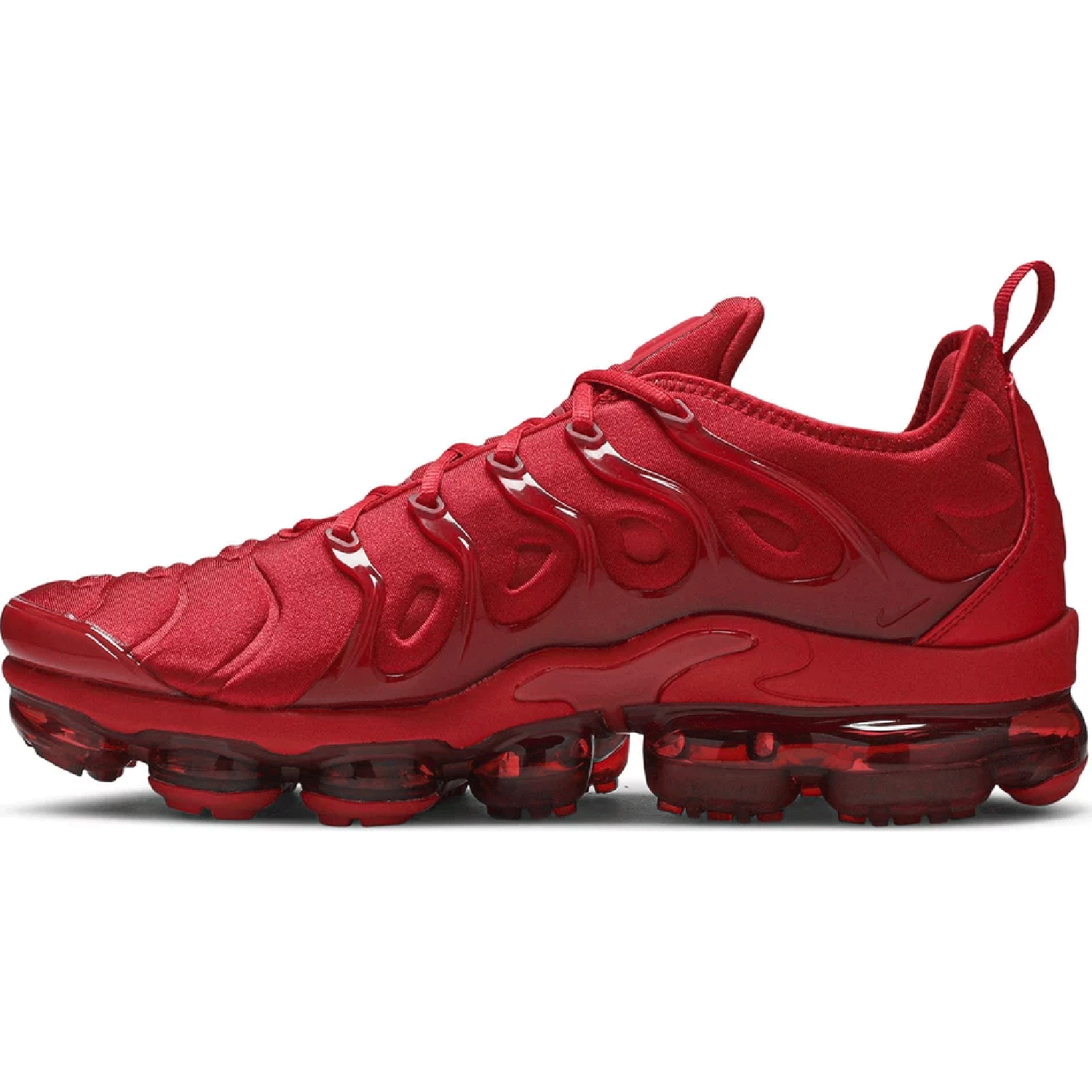 Nike Air VaporMax Plus Running Shoes for Men - Red | Lightweight & Comfortable Sneakers for Jogging, Gym Workouts & Casual Wear