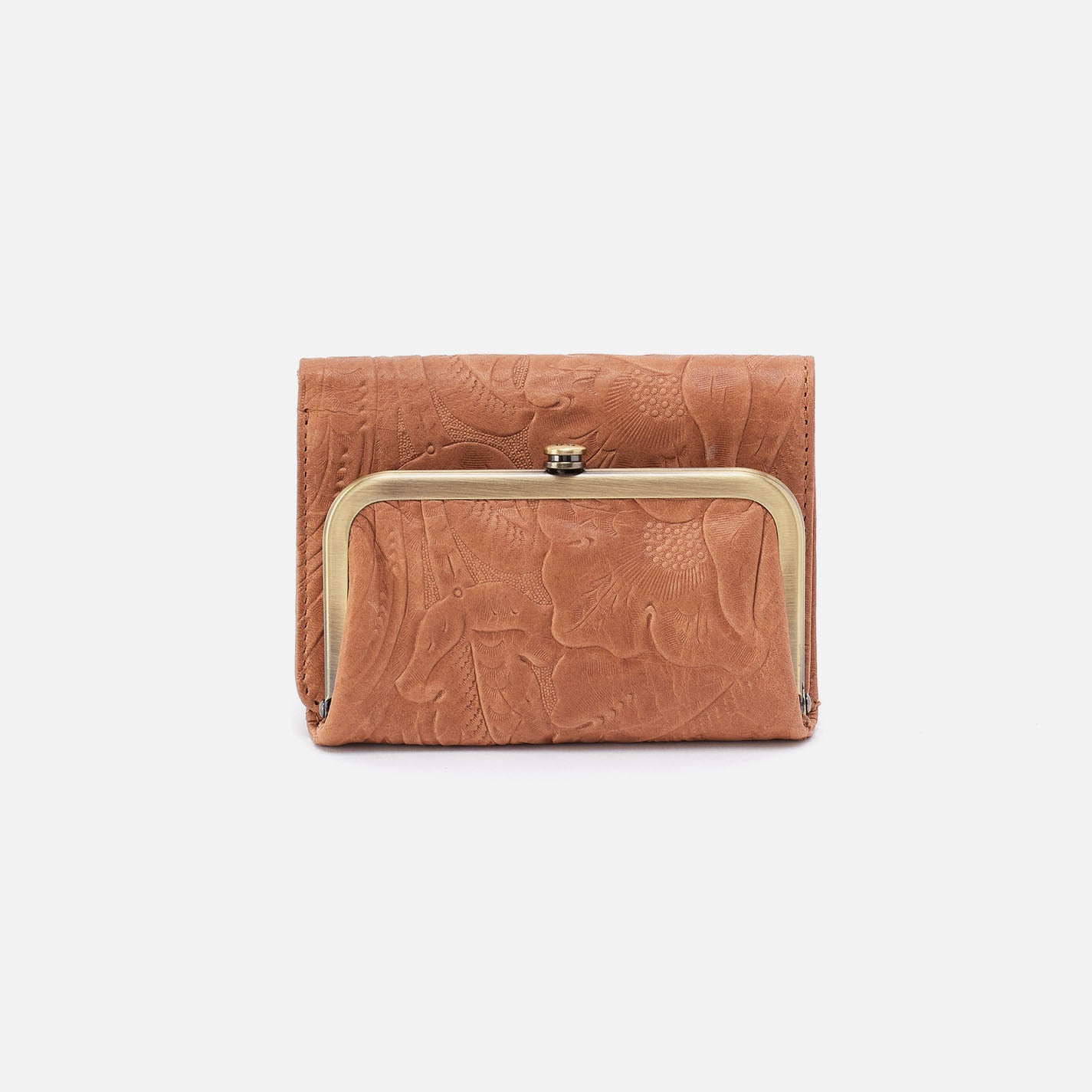 Robin Compact Wallet - Genuine Tooled Embossed Leather Bifold Wallet for Men | Slim RFID Blocking Front Pocket Wallet | Perfect for Travel, Business & Everyday Carry