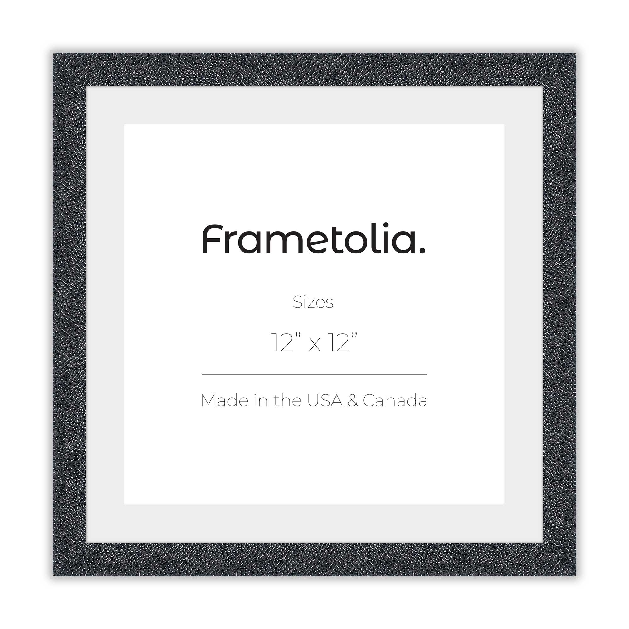 Custom Printed Ash Shagreen Picture Frame - Elegant Home & Office Décor for Photos, Artwork, and Wall Display