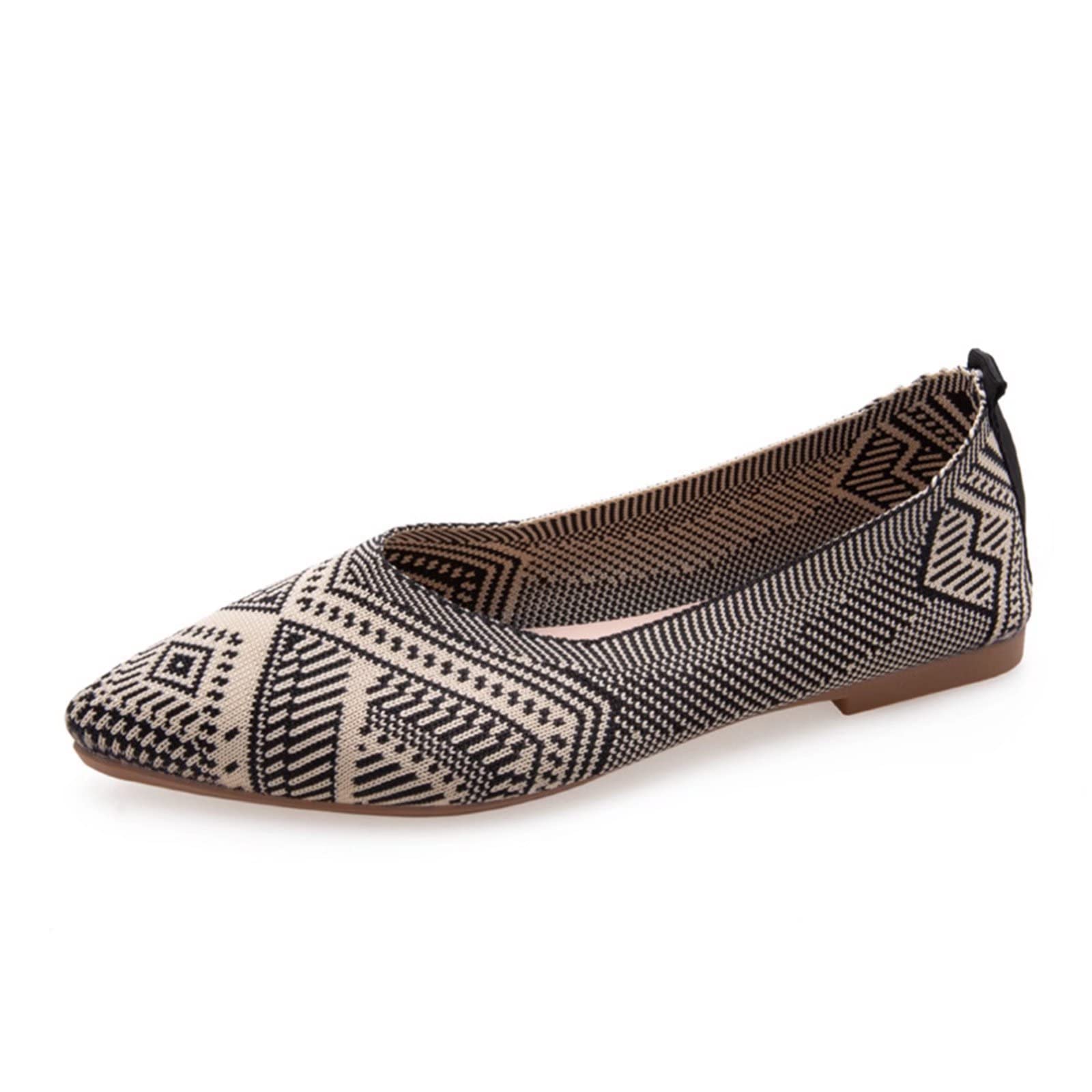 Women's Pointed Toe Ballet Flats - Comfortable Slip-On Dress Shoes for Work, Office & Casual Wear | Breathable & Lightweight for All-Day Comfort