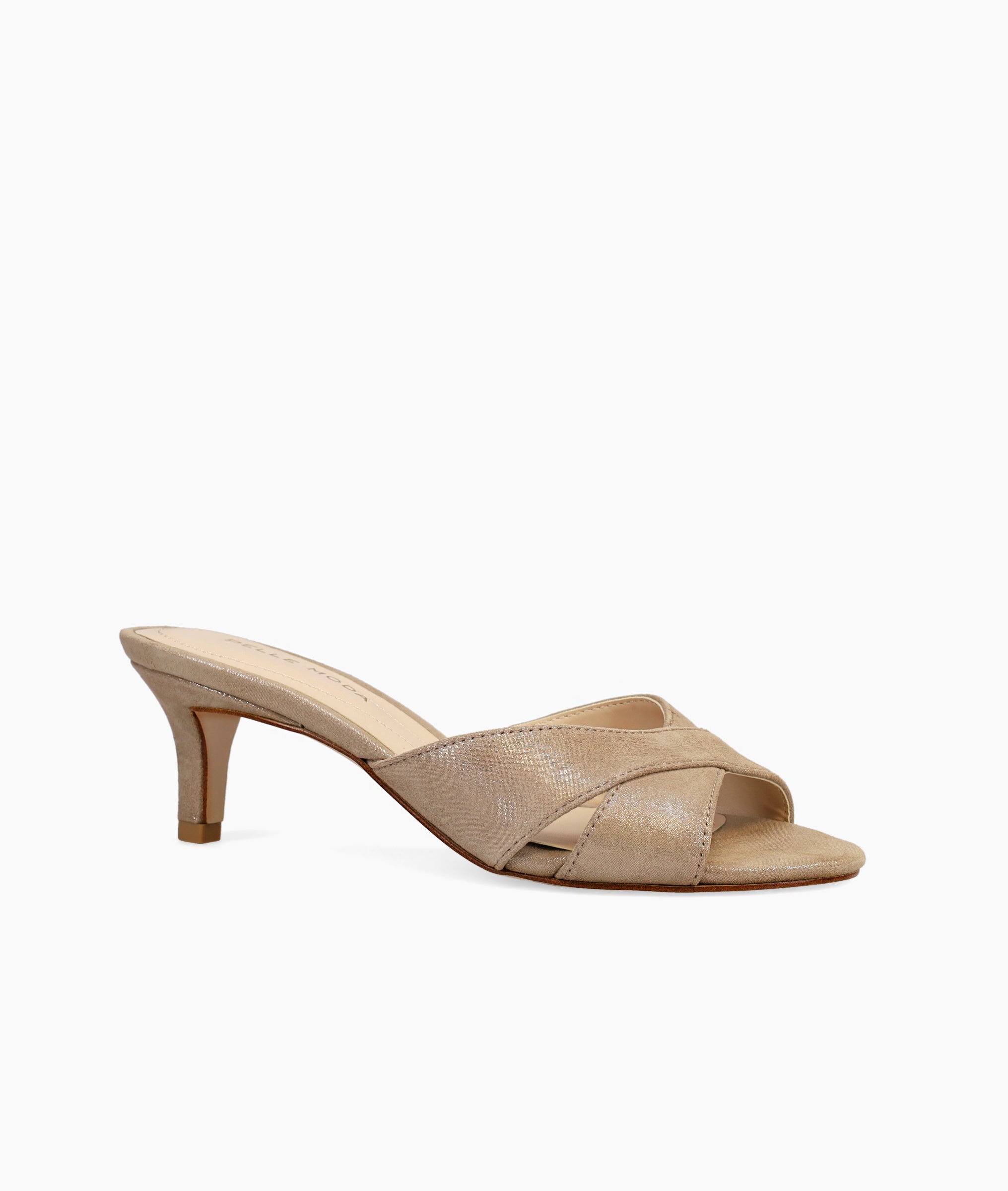Bea Slide Shimmer Taupe Women's Sandals - Comfortable & Stylish Summer Shoes for Beach, Pool, and Casual Outings
