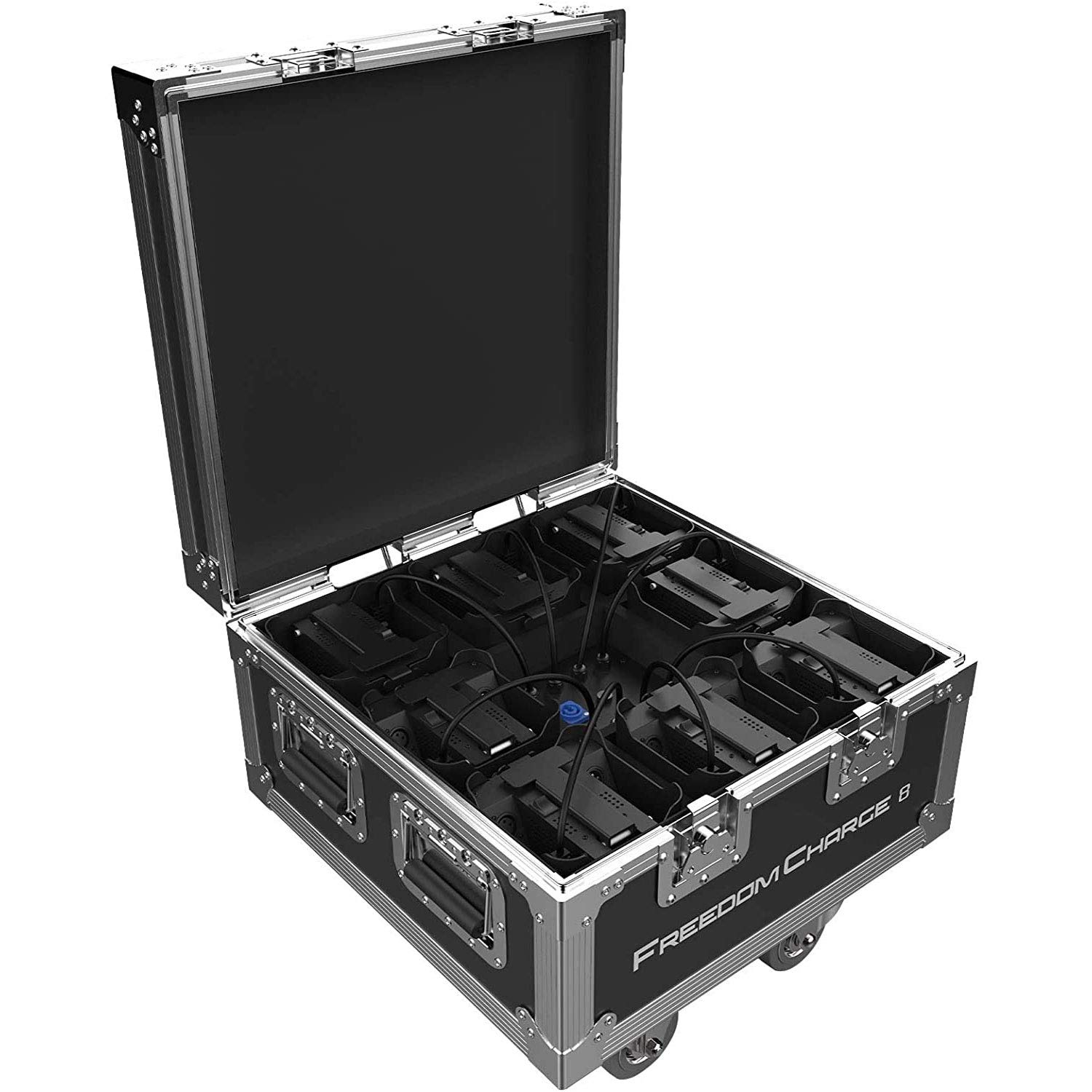 CHAUVET DJ Road Case & Freedom Par Charger - Charge 8 Batteries Simultaneously | Professional DJ Equipment for Live Performances & Events