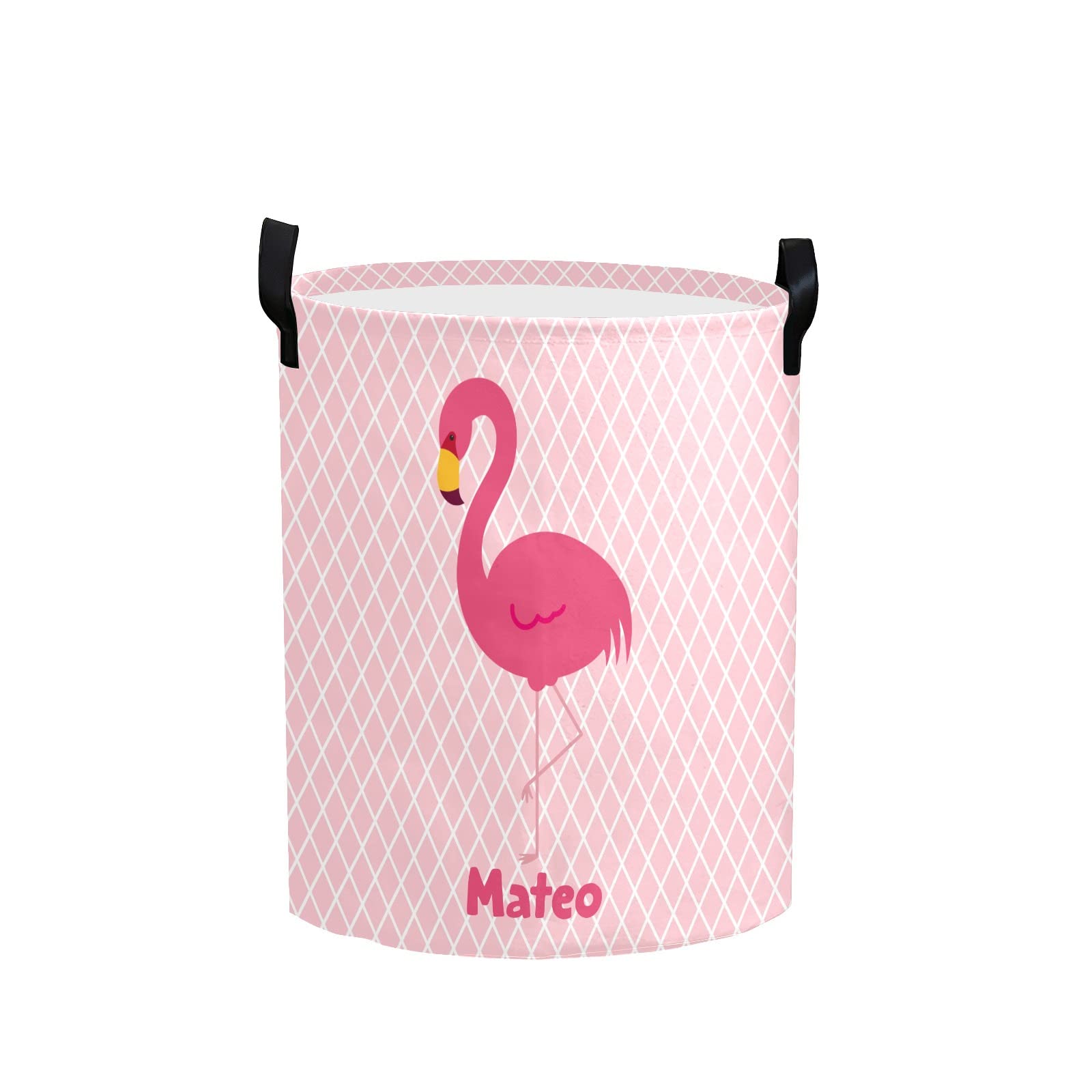 Flamingo Laundry Basket - Collapsible Hamper for Kids Room & Nursery Decor