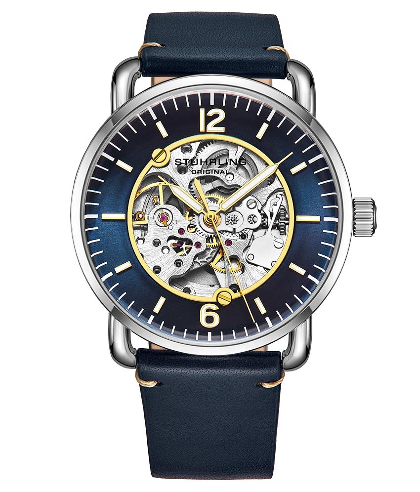 Legado T972A Automatic 42mm Skeleton Watch for Men - Stainless Steel Mechanical Timepiece with Transparent Dial | Perfect for Business, Formal Occasions & Gift Giving
