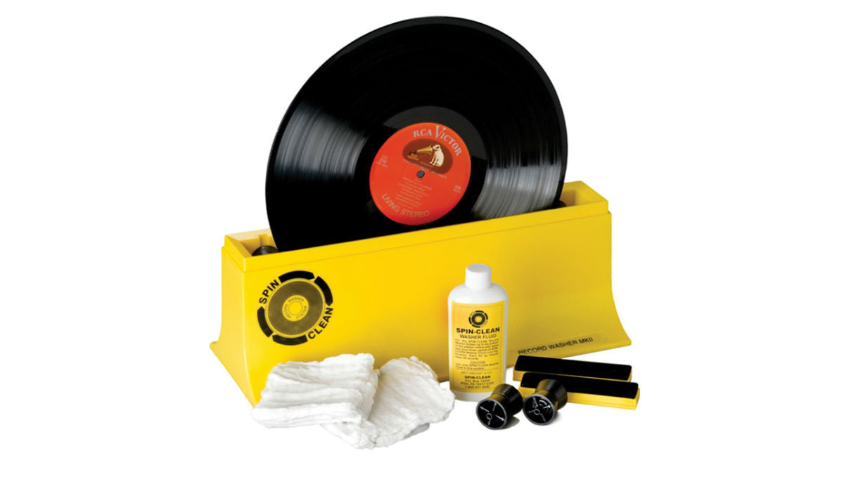 Spin Clean MKII Record Cleaning Machine - Complete Vinyl LP Cleaning Kit for Audiophiles & Collectors | Perfect for Home, Studio & Record Store Use