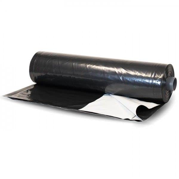Farm Plastic Supply - Heavy Duty 6 Mil Black/White Silage Tarp (24' x 10') - Durable Polyethylene Plastic Sheeting for Agriculture, Farming, Bunker Cover & Ground Protection | Ideal for Crop Storage, Livestock Feed Protection & Field Covering