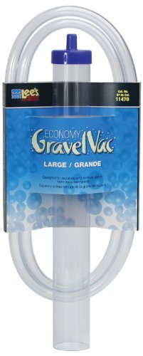Lees Economy Gravel Vacuum Large - Aquarium Cleaning Tool for Fish Tanks | Efficient Water Change & Substrate Cleaning | Perfect for Freshwater & Saltwater Tanks