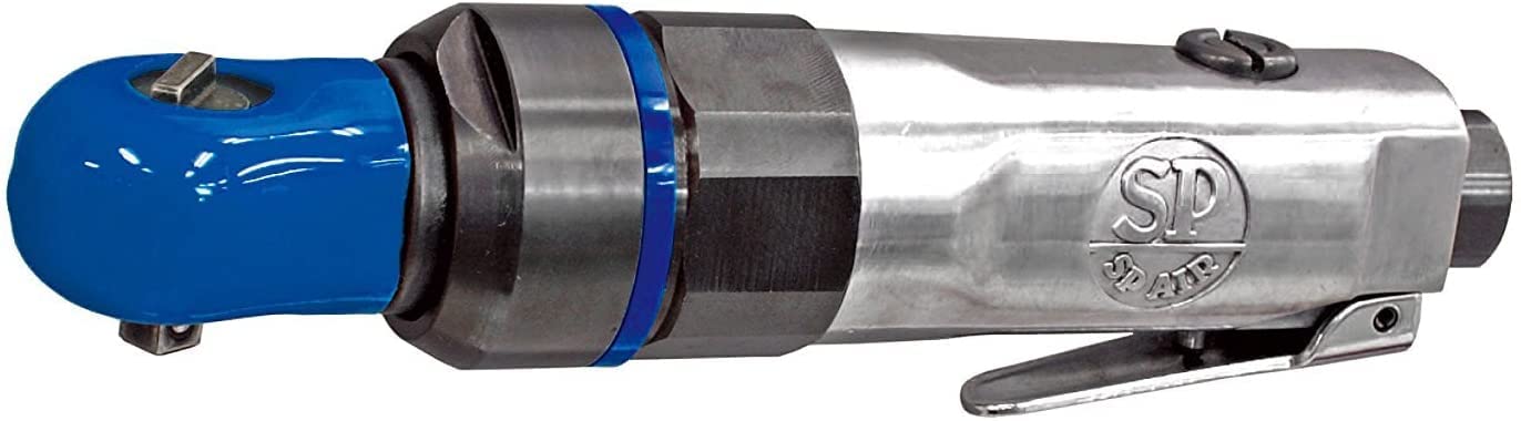SP Air Corporation 3/8-Inch Super-Fast Mini Impact Ratchet - Compact & Powerful for Automotive Repairs, DIY Projects & Tight Spaces