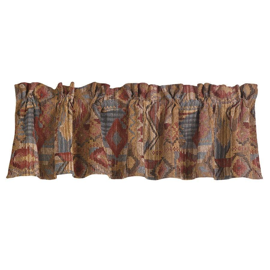 Ruidoso Patchwork Kitchen Valance - Stylish Window Curtain for Farmhouse Decor - Perfect for Kitchens, Dining Rooms & Country Style Homes