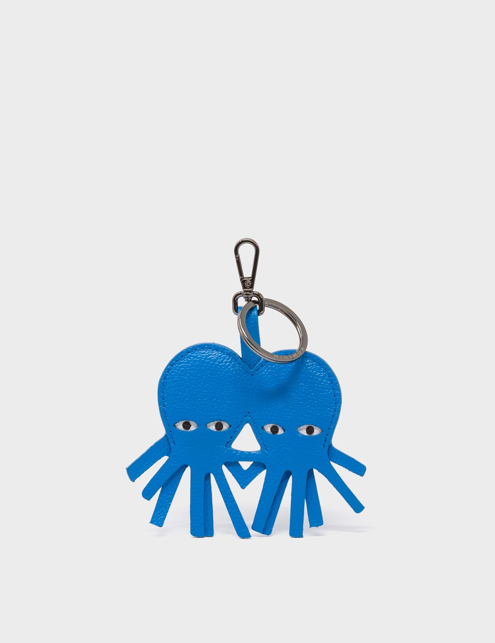Octotwins Charm - Stylish Ibiza Blue Leather Keychain for Women & Men | Perfect for Gifts, Travel, and Everyday Use