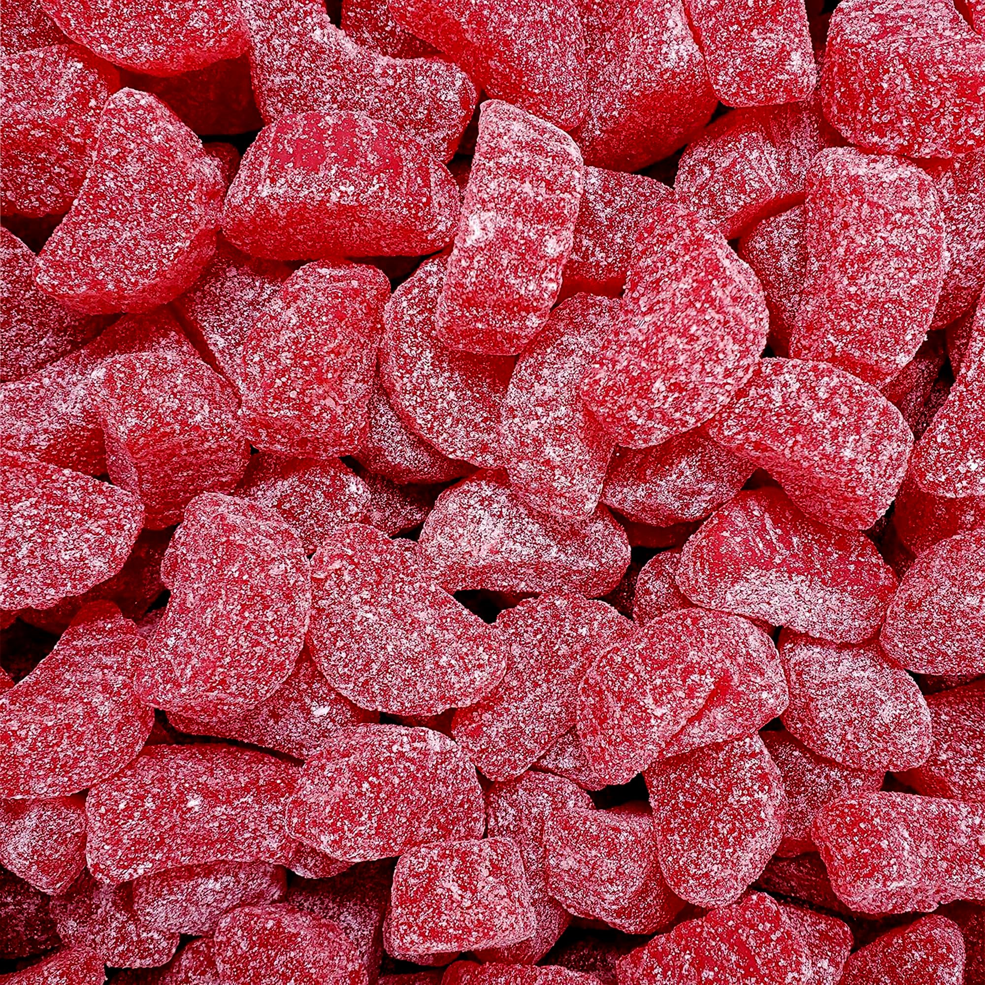 Bulk Cherry Slices Candy 2LB Bag - Sweet Cherry Gummies, Jelly Fruit Slices for Baking, Party Favors & Snacking - Delicious Cherry Flavored Candy for Kids & Adults