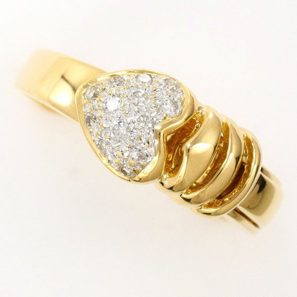 18K Yellow Gold & White Gold Diamond Ring for Women - Elegant Wedding, Engagement, Anniversary Jewelry Gift - Perfect for Proposals, Bridal Sets & Special Occasions