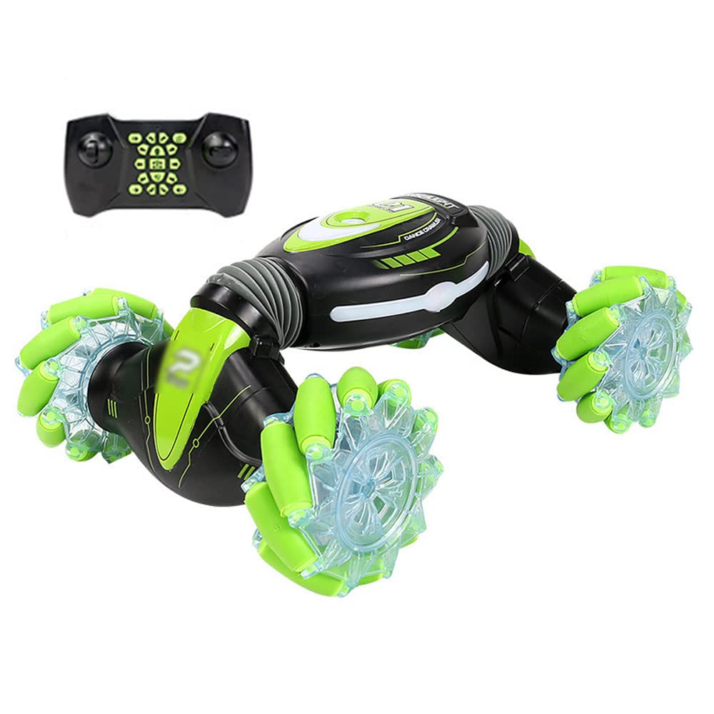 HEBXMF 2.4GHz Remote Control Car - 360° Rotating Drift Stunt RC Truck with 4WD High-Speed Off-Road Performance | Double-Sided Driving Twist Climbing Vehicle | Electric Toy Racing Car for Kids | Perfect for Indoor/Outdoor Play, Racing Competitions & Birthday Gifts