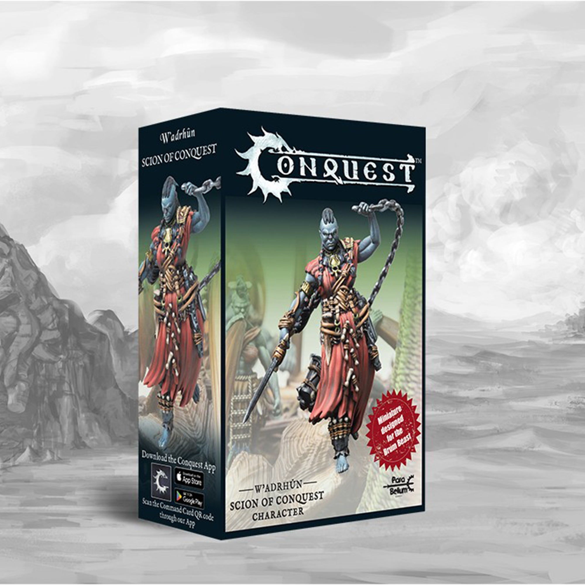 Wadruhån: Scion of Conquest Drum Beast Rider - Epic Fantasy Action Figure for Collectors & Tabletop RPG Gamers