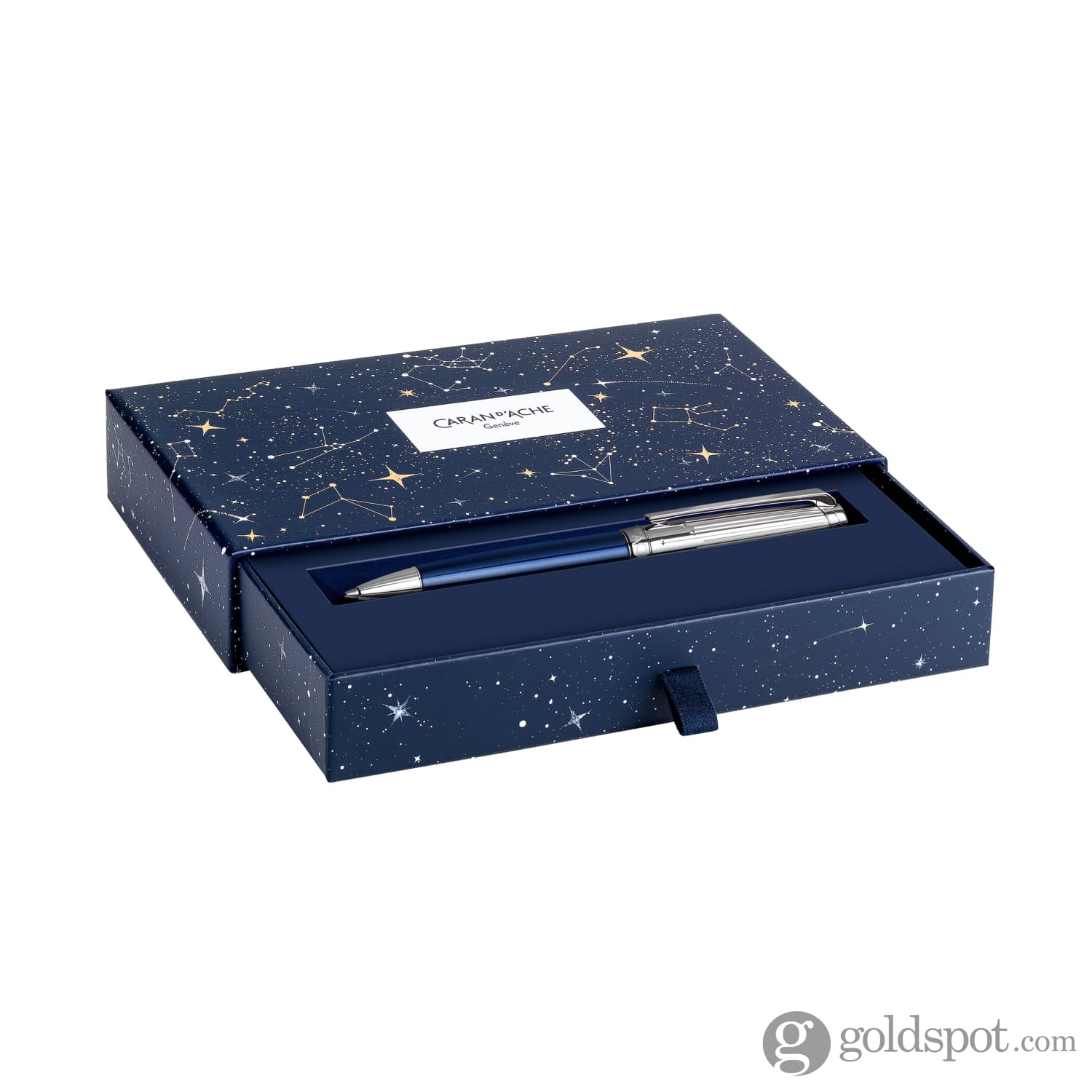 Premium Caran d’Ache Leman Ballpoint Pen - Cosmic Blue Luxury Writing Instrument for Professionals & Gifts | Office, Business Meetings, Journaling, Signature Signing