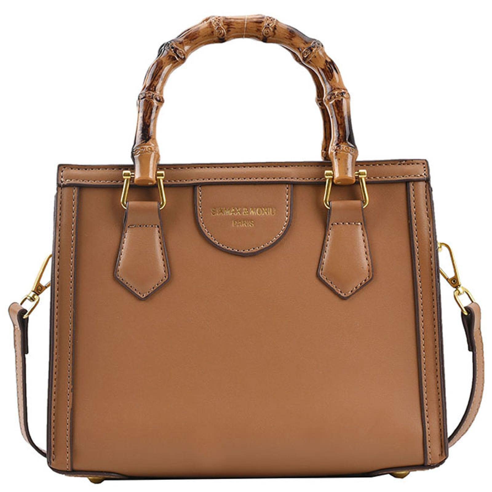 HSRWARE Stylish Women's Handbag - Fashionable Black Purse with Khaki Wallet, Perfect for Work, Travel & Everyday Use
