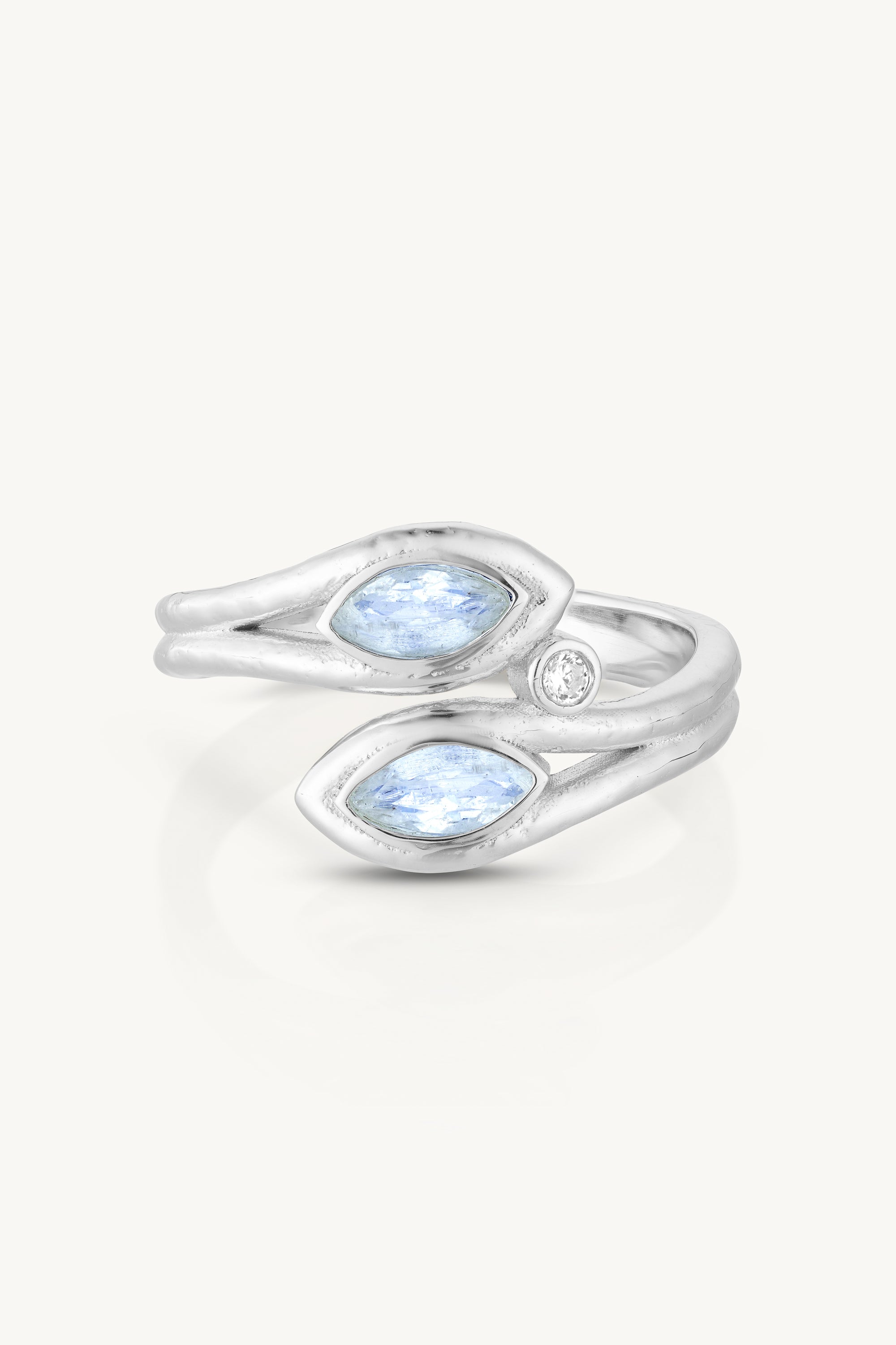 Zephyr Moonstone Silver Ring for Women - Elegant Sterling Silver Jewelry with Natural Moonstone Gemstone - Perfect for Everyday Wear, Gift Giving & Special Occasions