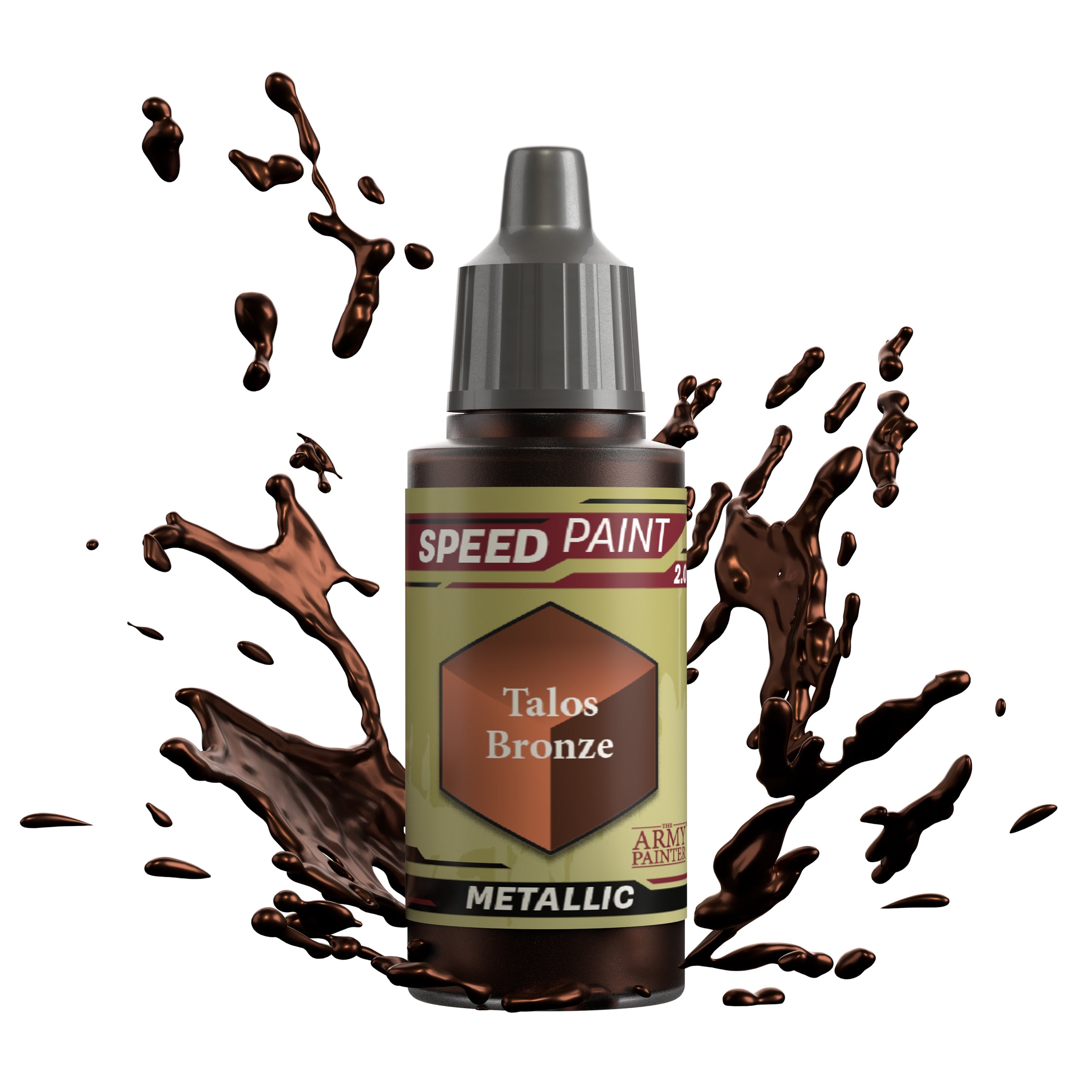 Speedpaint: Talos Bronze Metallic Acrylic Paint - Fast-Drying Art Supplies for Miniatures, Models & DIY Crafts | Perfect for Warhammer, D&D & Tabletop Gaming