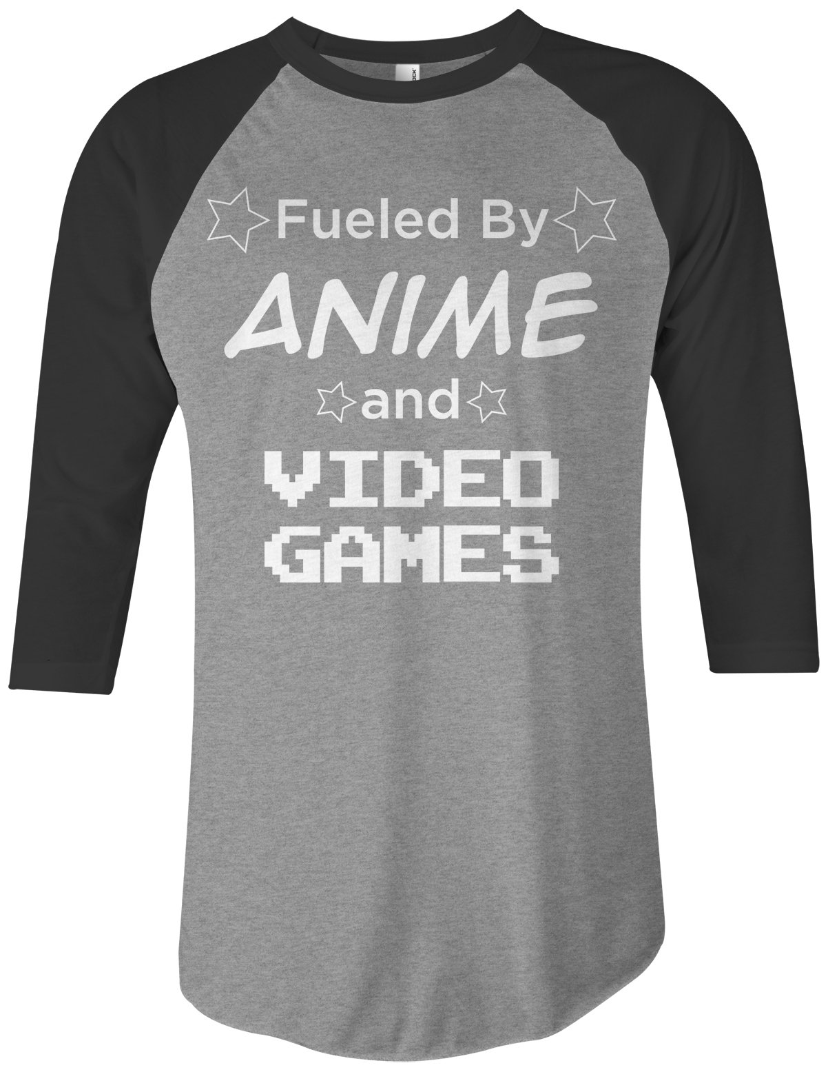 Threadrock Anime & Video Games Inspired Unisex Raglan T-Shirt - Perfect for Casual Wear, Gaming Sessions & Anime Conventions