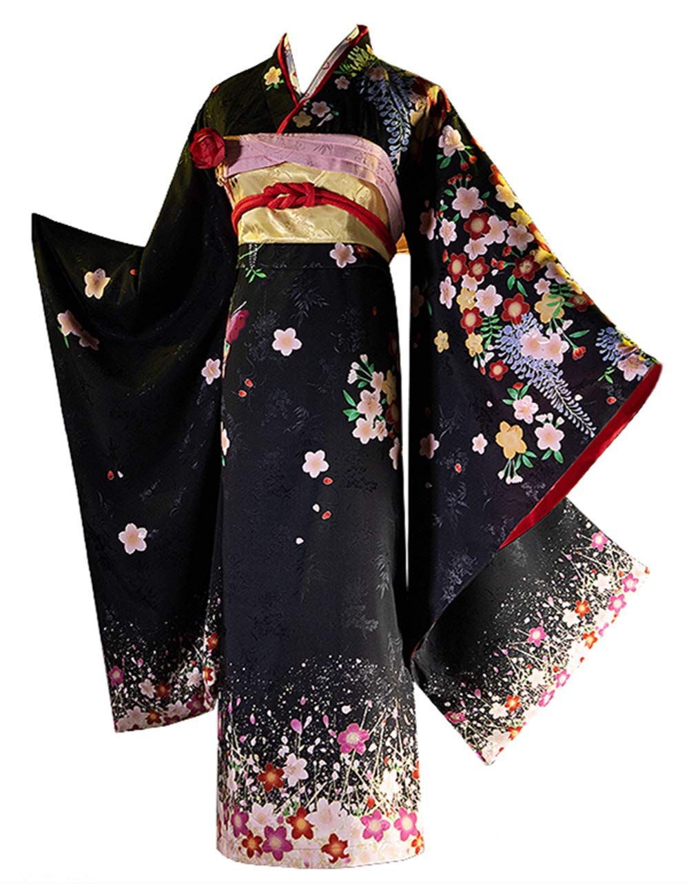 Cartoon Girl Renge Cosplay Costume - Anime Kimono Outfit Full Set for Halloween, Cosplay Events & Themed Parties