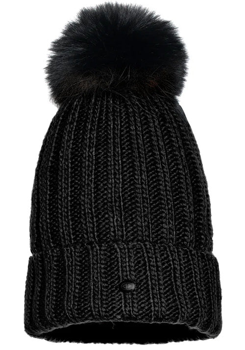 GOLDBERGH UNA POM Beanie Hat for Women & Men - Soft Winter Knit Cap with Faux Fur Pom - Perfect for Skiing, Snowboarding & Cold Weather Fashion