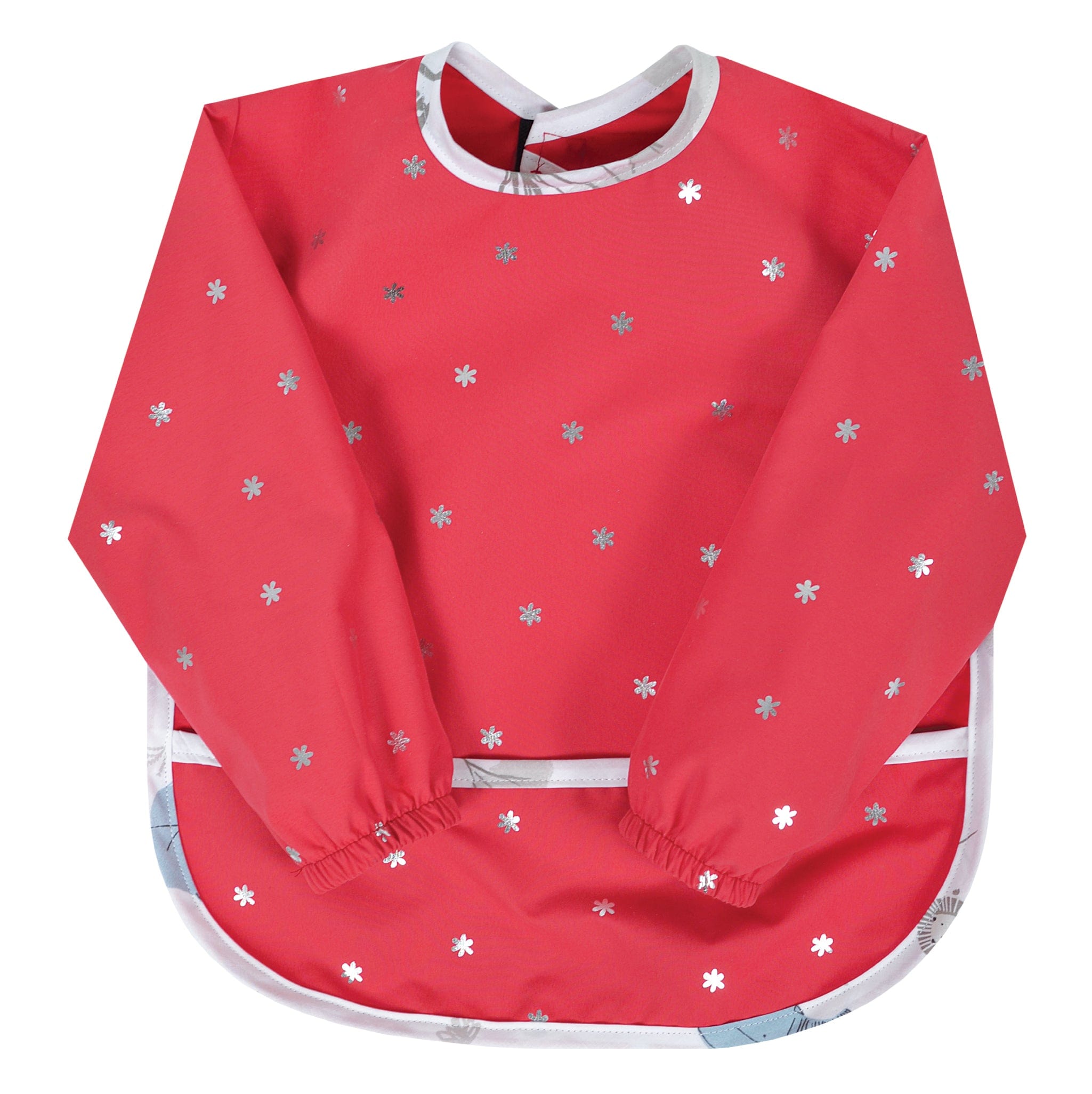 Floral Baby Bibs (2-Pack) - Soft & Absorbent for Messy Meals - Perfect for Infants & Toddlers at Home or On-the-Go