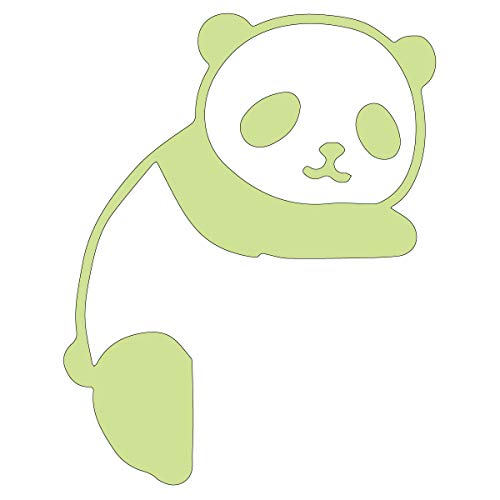 Glow in Dark Panda Sticker Bomb - Vinyl Decal for Laptops & Bikes