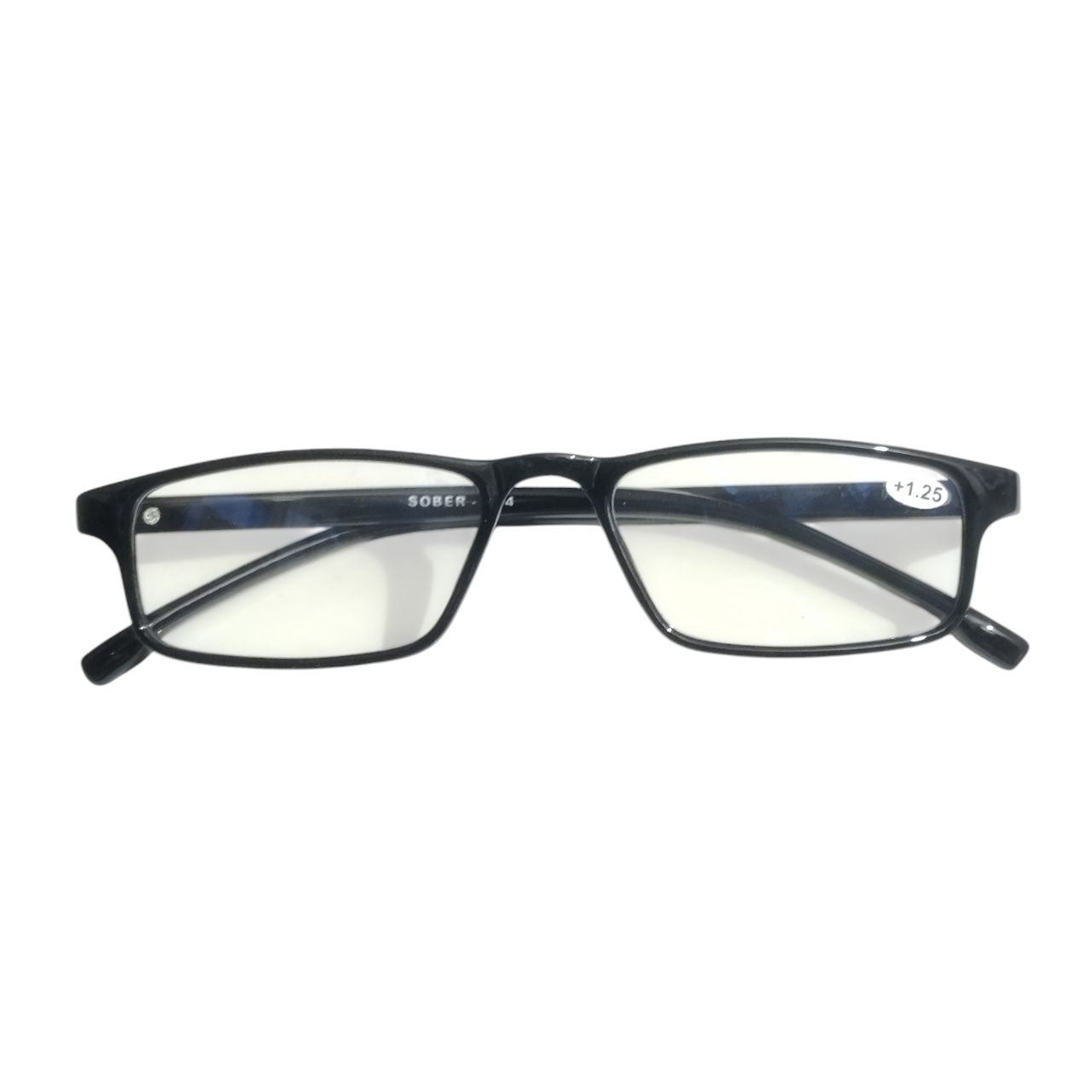 Anti Glare Reading Glasses for Women & Men - Black Rectangle Frame Computer Glasses with Blue Light Blocking - Perfect for Office Work, Reading & Screen Time