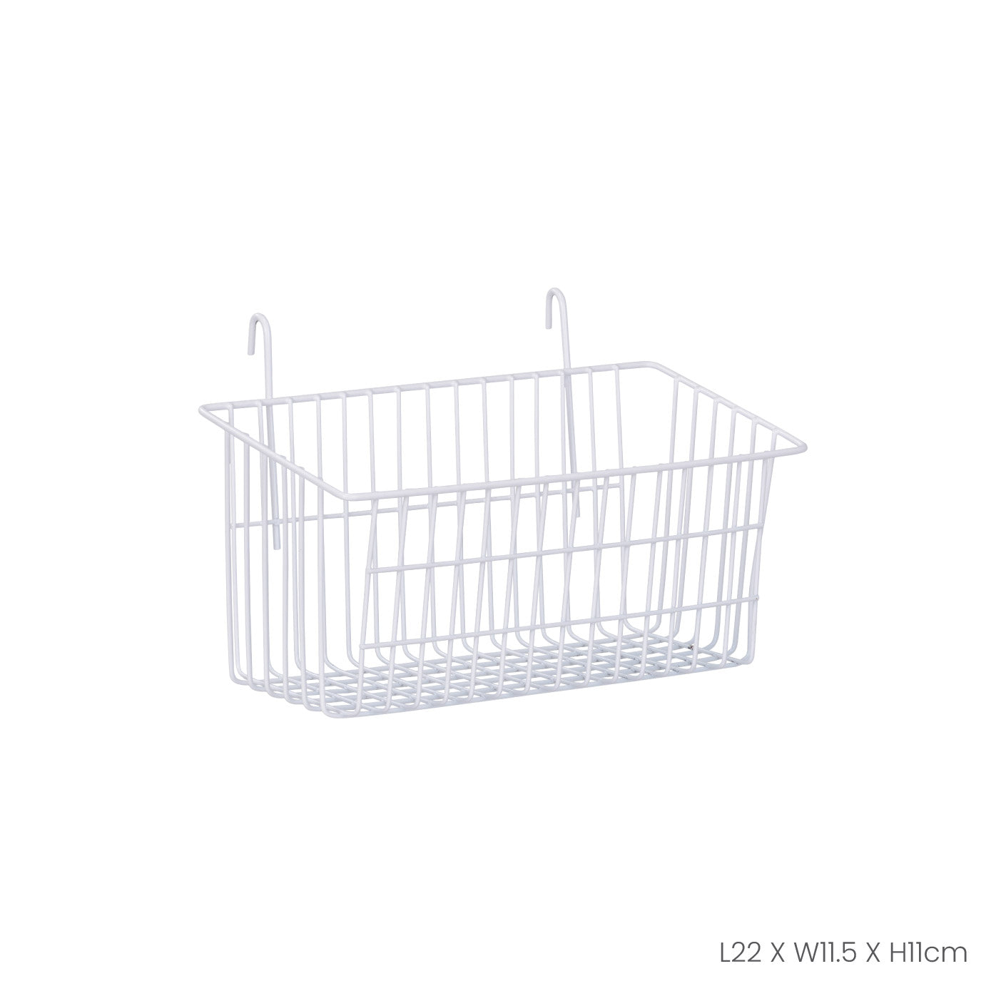 Mesh Hook Basket M - MS2053/RT (HFH8670) - Versatile Storage Organizer for Kitchen, Bathroom, Closet & Office - Space Saving Solution for Home Organization