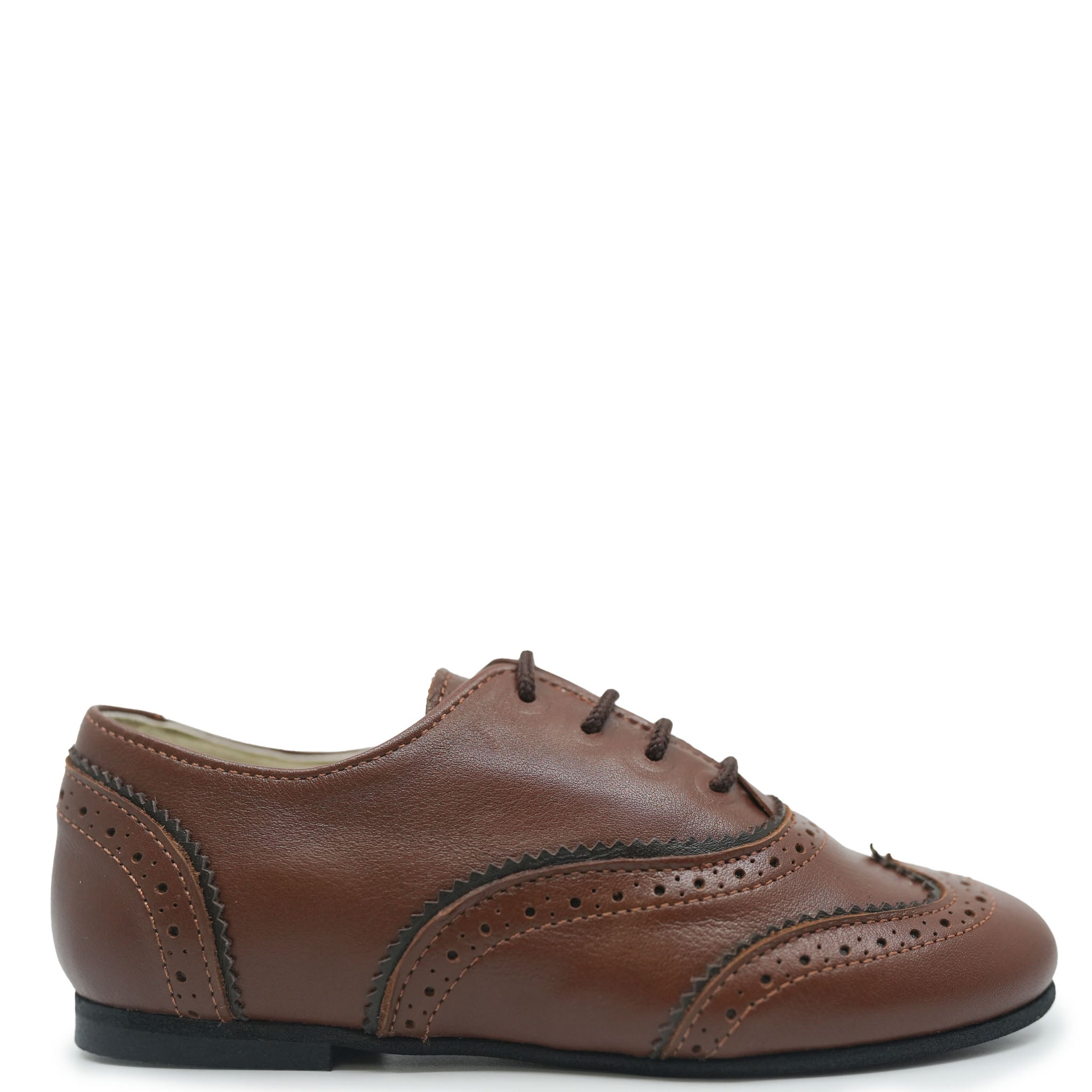 Sonatina Men's Classic Wingtip Oxford Shoes - Genuine Leather Hazelnut Brown Dress Shoes for Formal & Business Wear - Comfortable & Stylish for Office, Wedding & Special Occasions