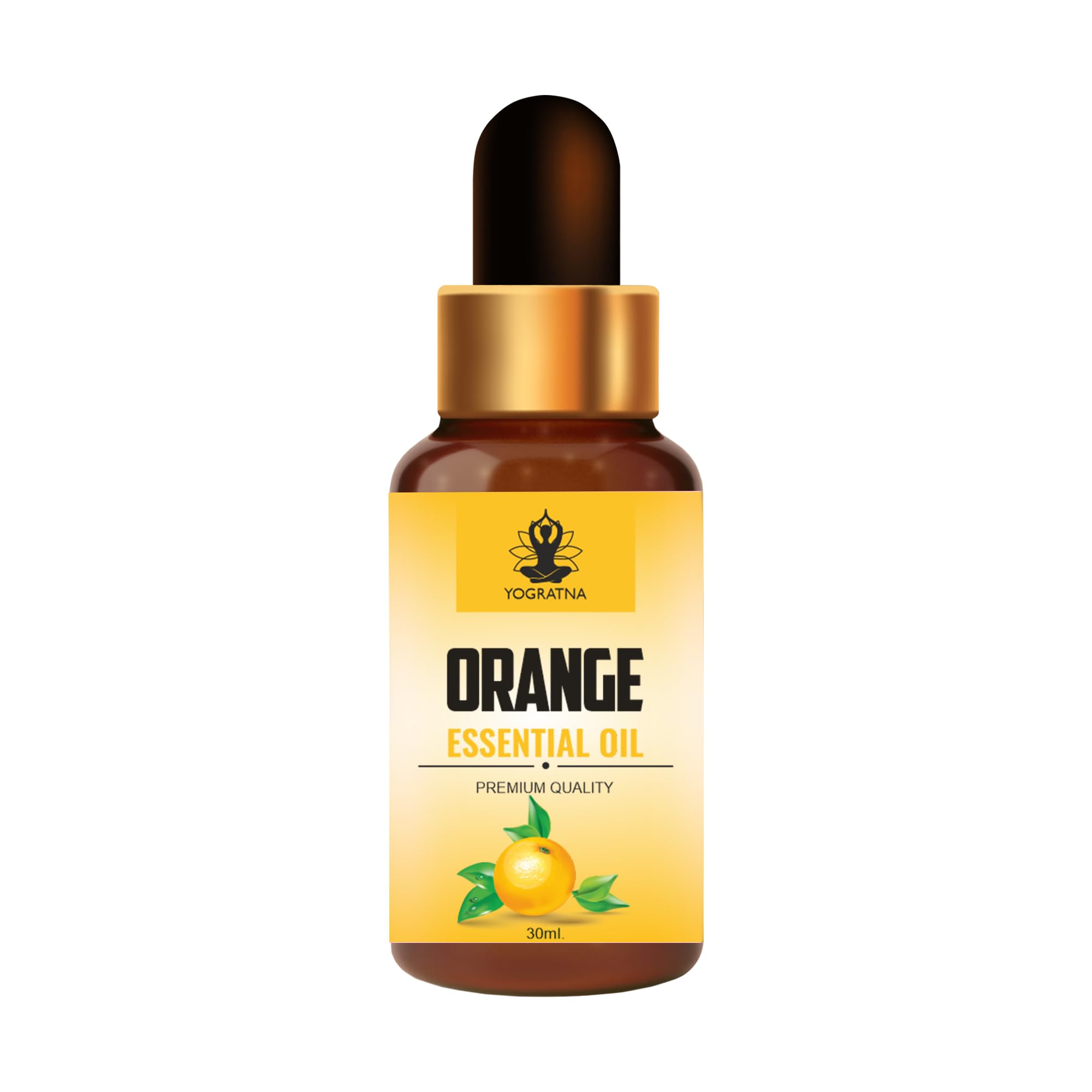 100% Pure Orange Essential Oil - Undiluted Natural Aromatherapy Oil for Skin Care, Stress Relief & Anxiety Reduction (30ml) - Perfect for Diffusers, Massage & DIY Beauty Products