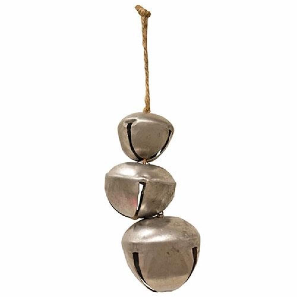 Med Bell Trio Ornament - Handcrafted Christmas Tree Decorations, Holiday Home Decor for Xmas, Perfect for Gift Giving & Festive Celebrations