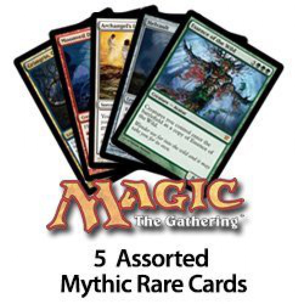 5 Assorted Mythic Rares Magic the Gathering MTG Cards - Boost Your Collection & Deck Building for Casual & Competitive Play