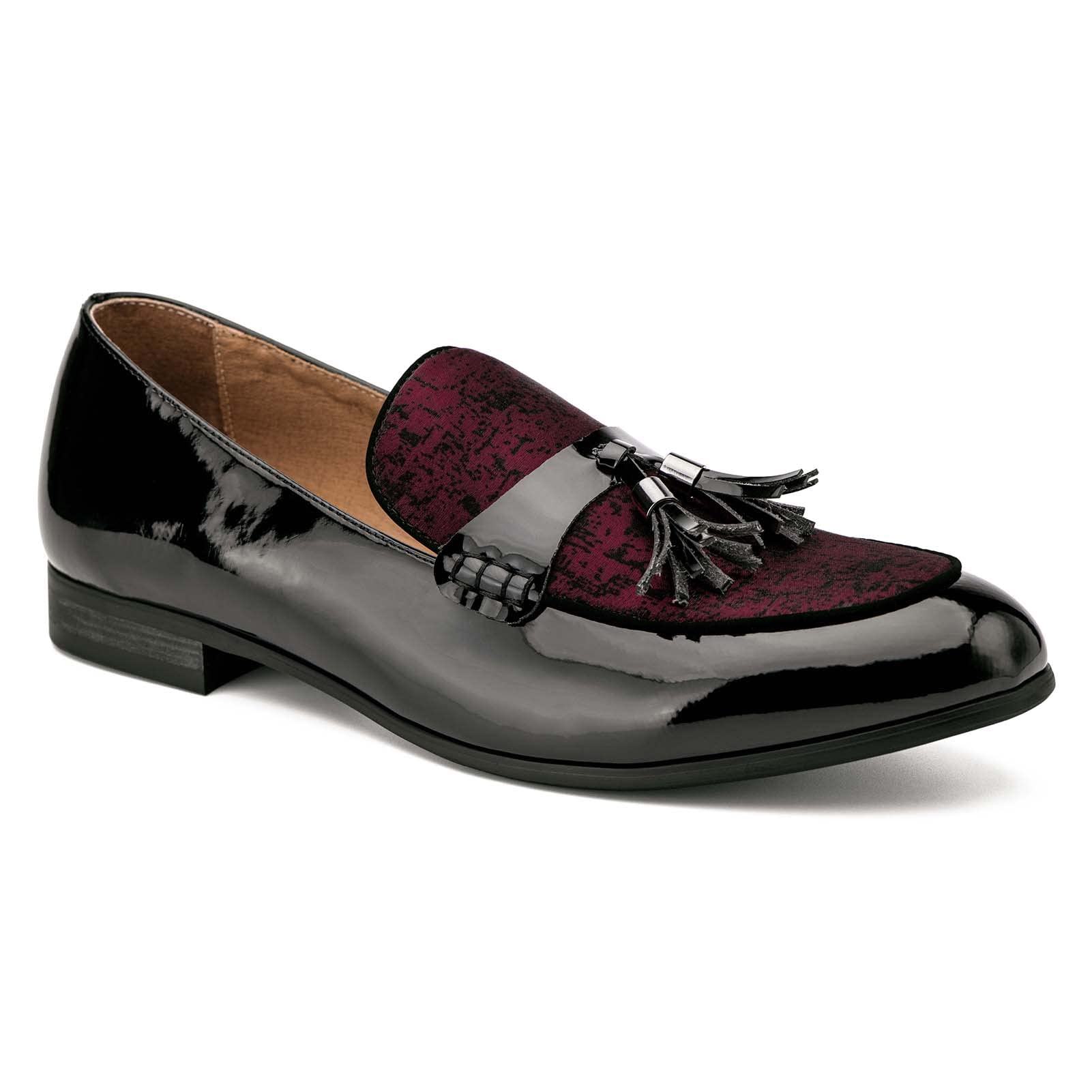 Meijiana Men's Luxury Loafers - Black Dress Shoes for Wedding, Party & Formal Events - Comfortable & Stylish Men's Fashion Footwear