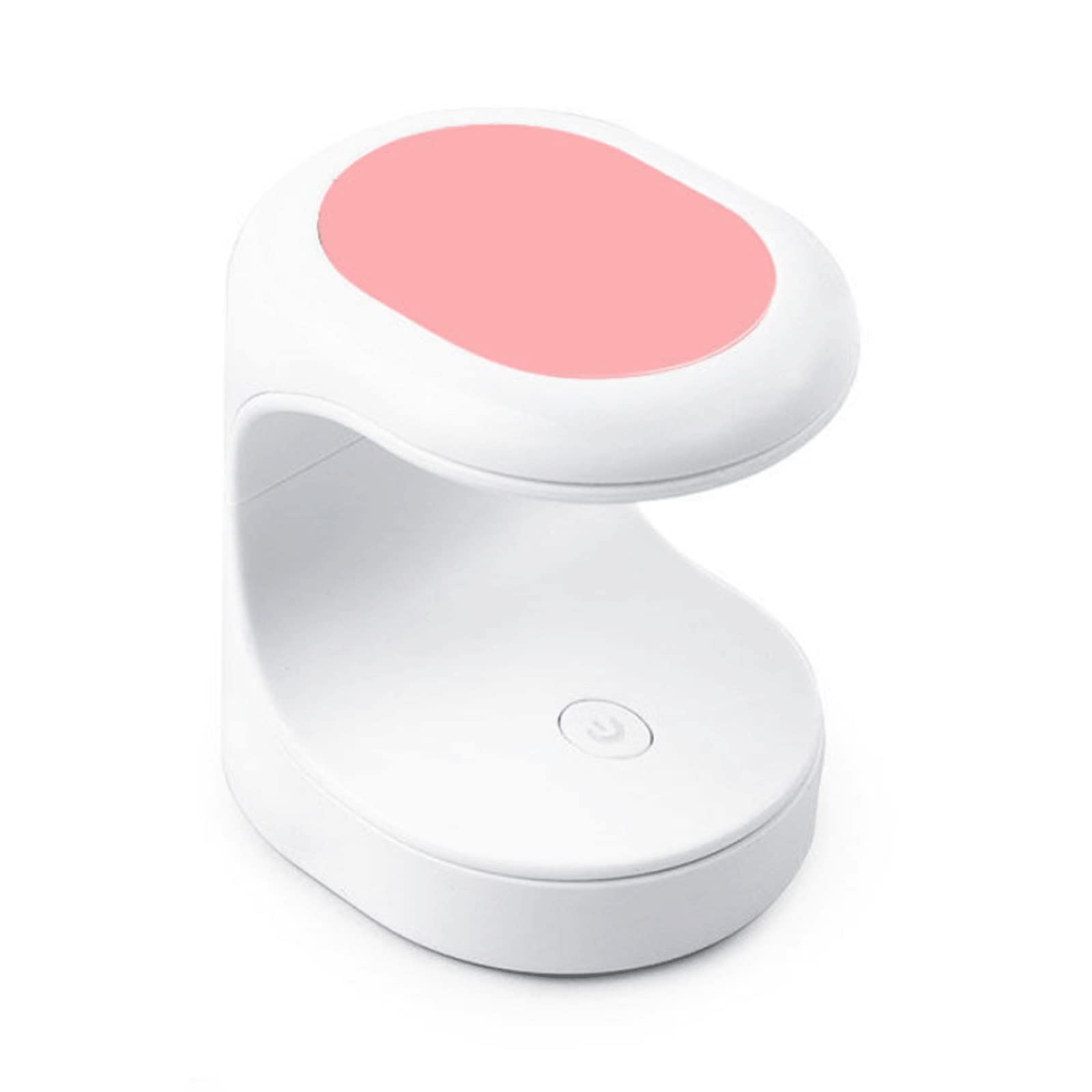 QMMD Mini LED Nail Lamp - Fast Drying UV/LED Nail Light for Gel Polish, Portable USB Nail Dryer for Professional Salon & Home Manicure - Perfect for Nail Art & DIY Gel Nail Curing (Pink) - Great for Travel, Parties & Gift Giving