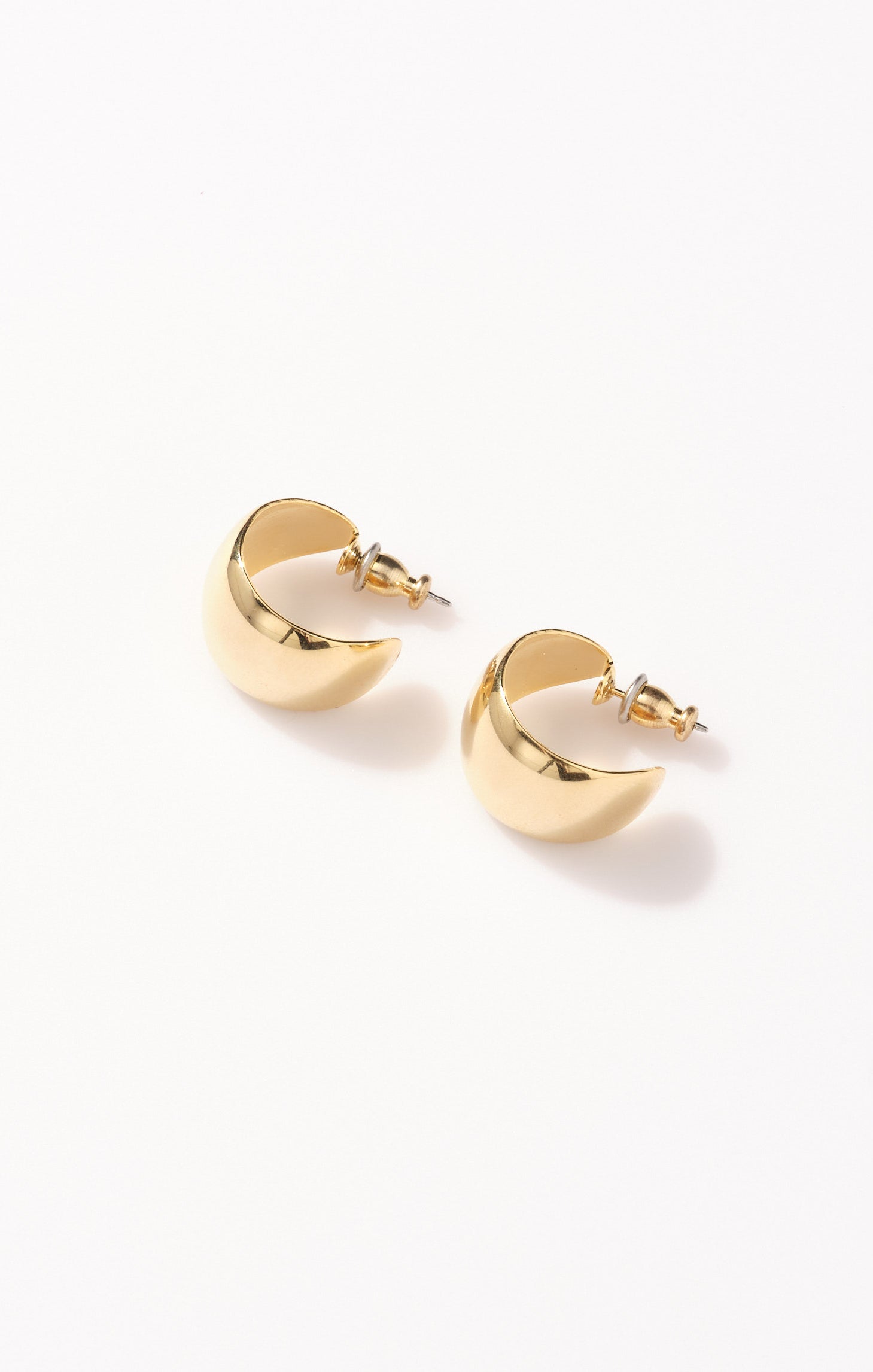 Faithy Jewels Mini Lucy Hoop Earrings - 14K Gold Plated Small Hoops for Women, Everyday Wear & Gift Giving