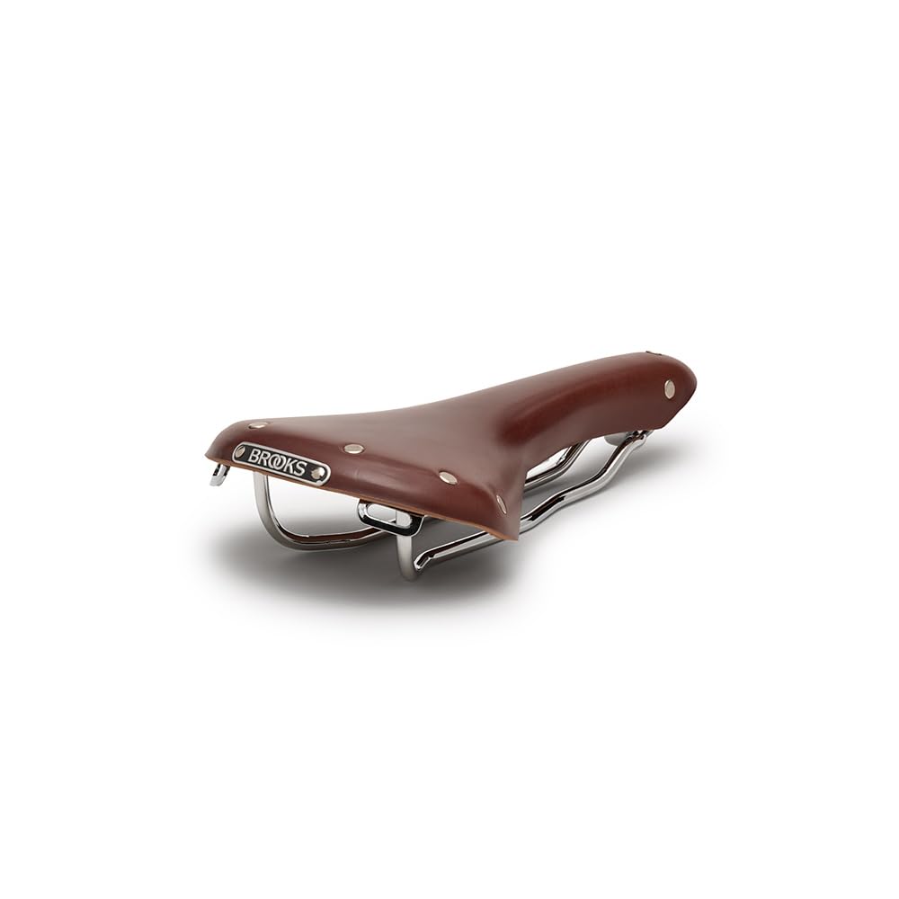 Brooks B15 Swallow Bike Saddle - Premium Leather Bicycle Seat for Road & Touring Bikes - Comfortable Cycling for Long Distance Rides & Commuting