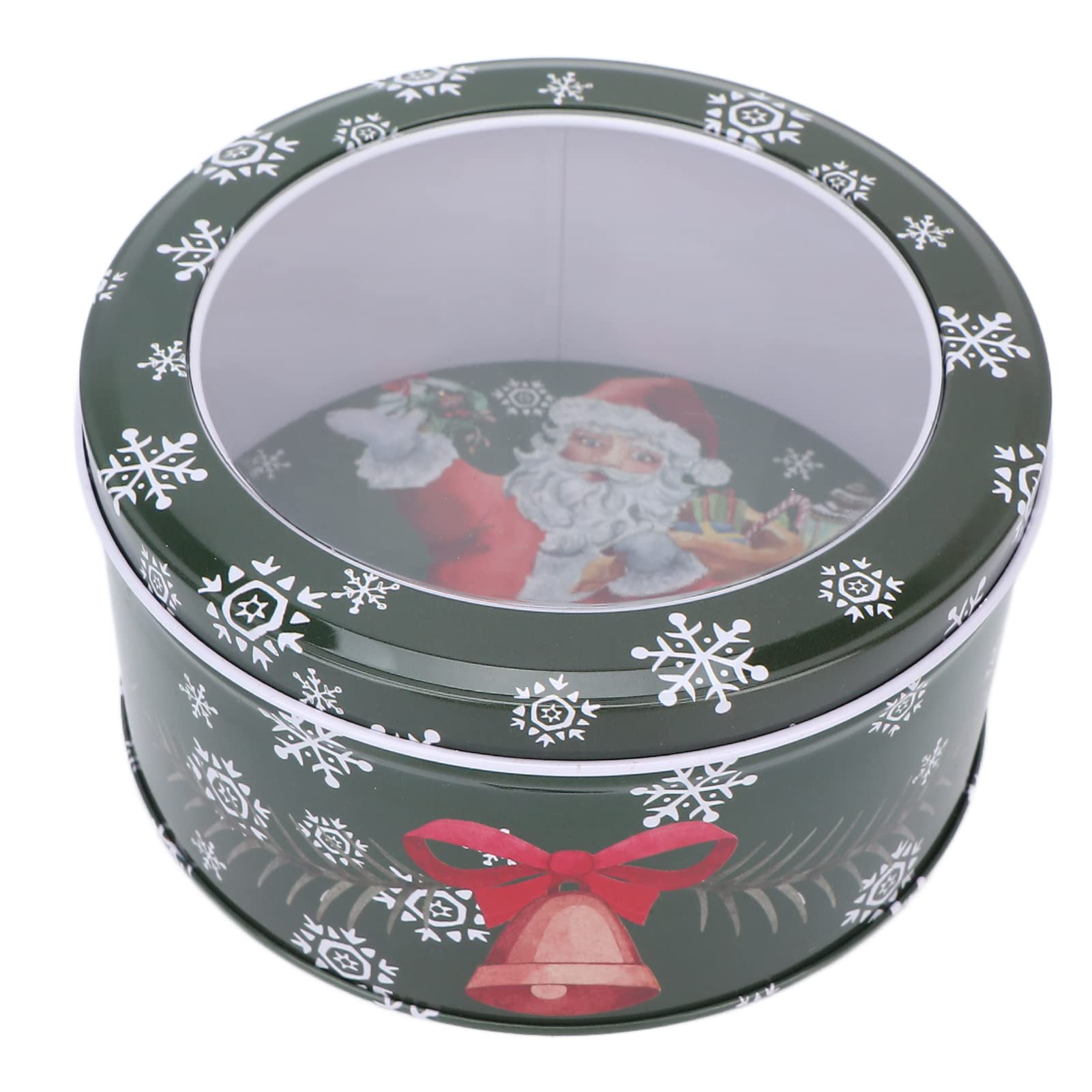 Premium Ranvo Christmas Tin Box - Durable Tinplate Storage Container with Exquisite Holiday Patterns for Gifts, Cookies & Festive Decor (Ideal for Holiday Gifting & Home Storage)
